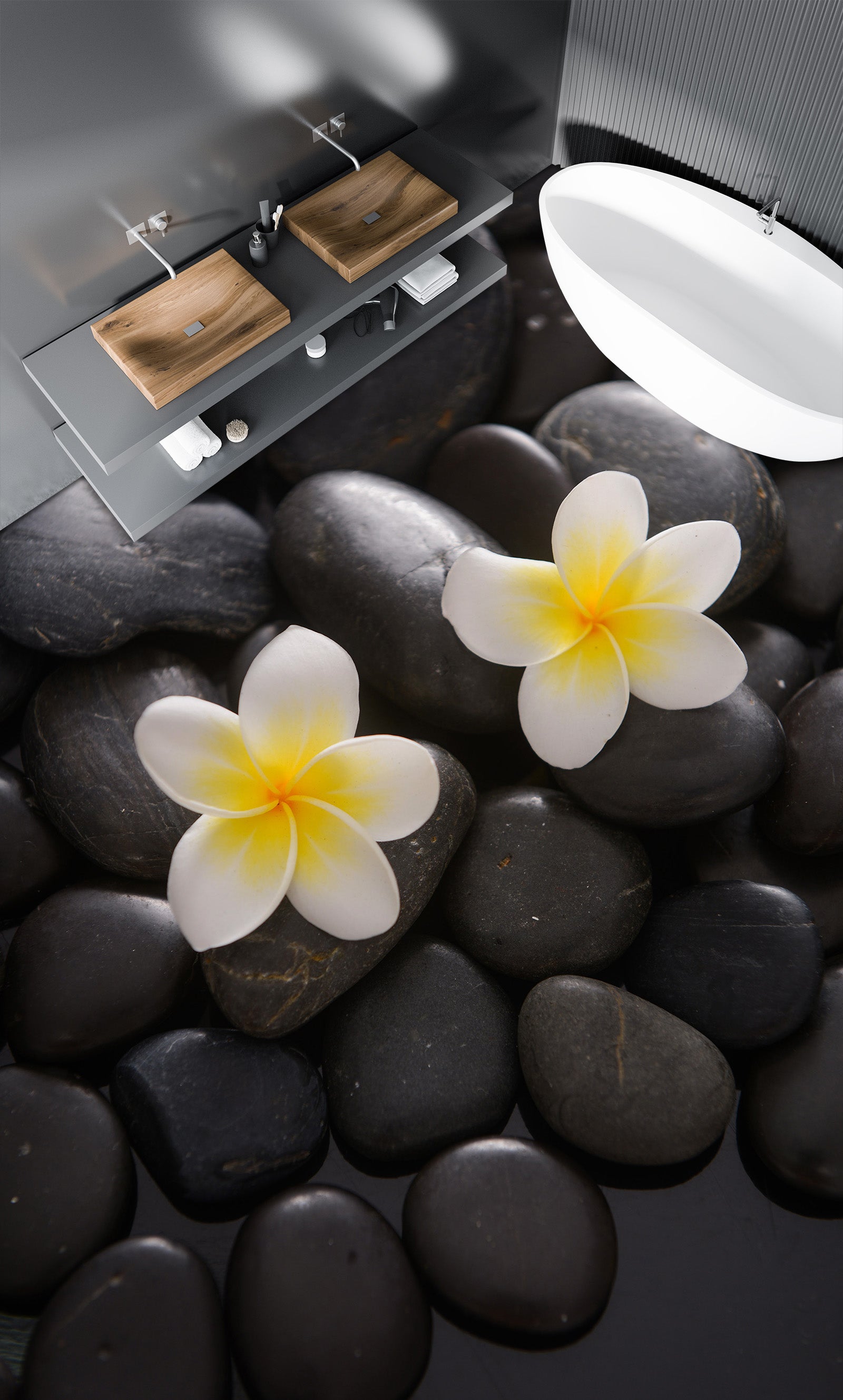 3D Fresh And Delicate Flowers 598 Floor Mural  Wallpaper Murals Rug & Mat Print Epoxy waterproof bath floor