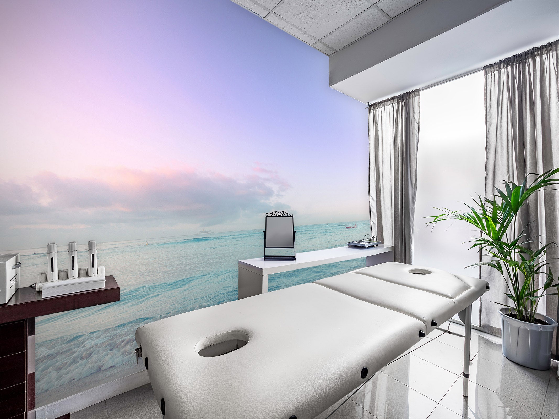 3D Purple Sky 111 Noirblanc777 Wall Mural Wall Murals