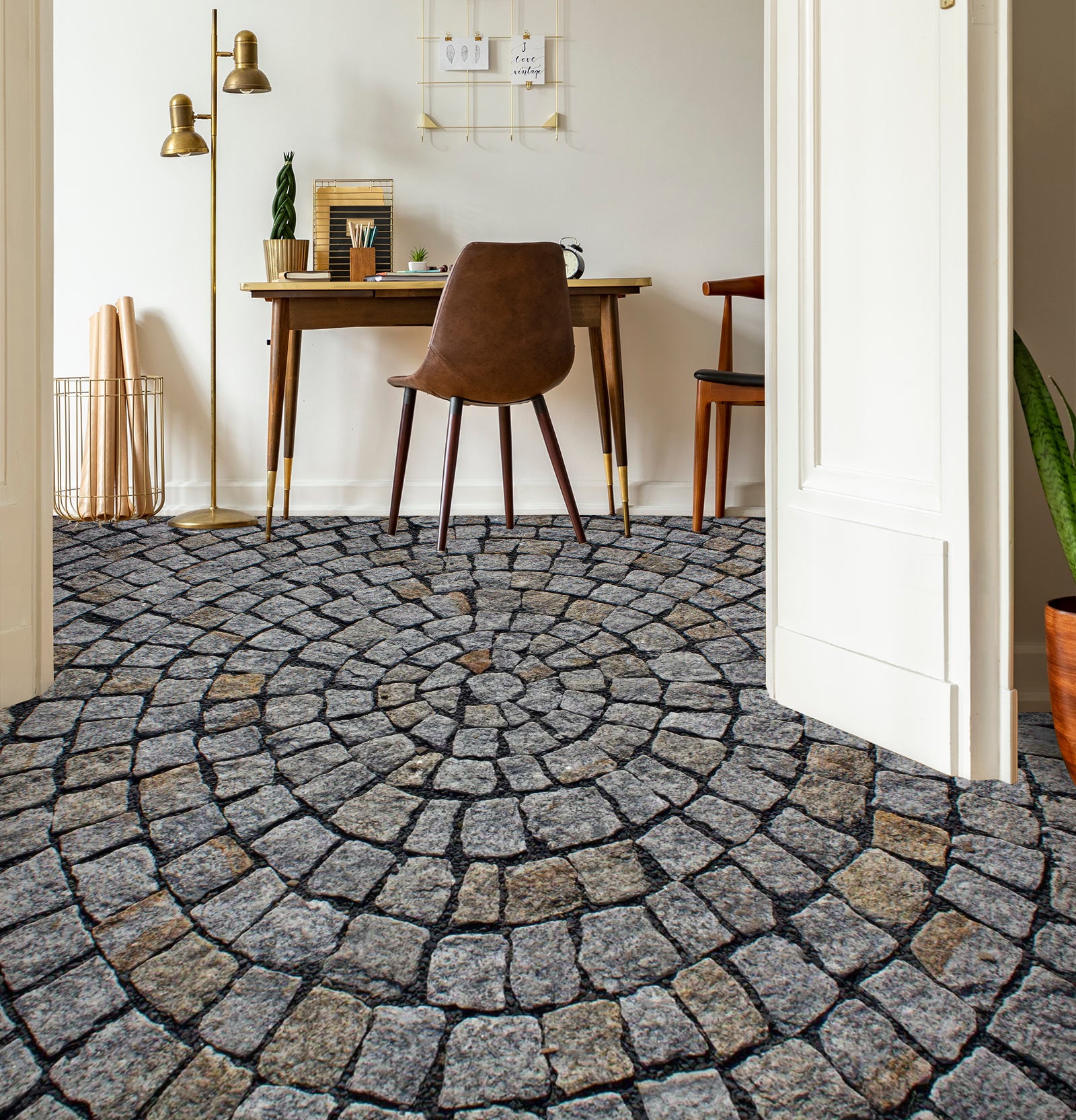 3D Dark Gray Plain Stones 1377 Floor Mural  Wallpaper Murals Self-Adhesive Removable Print Epoxy