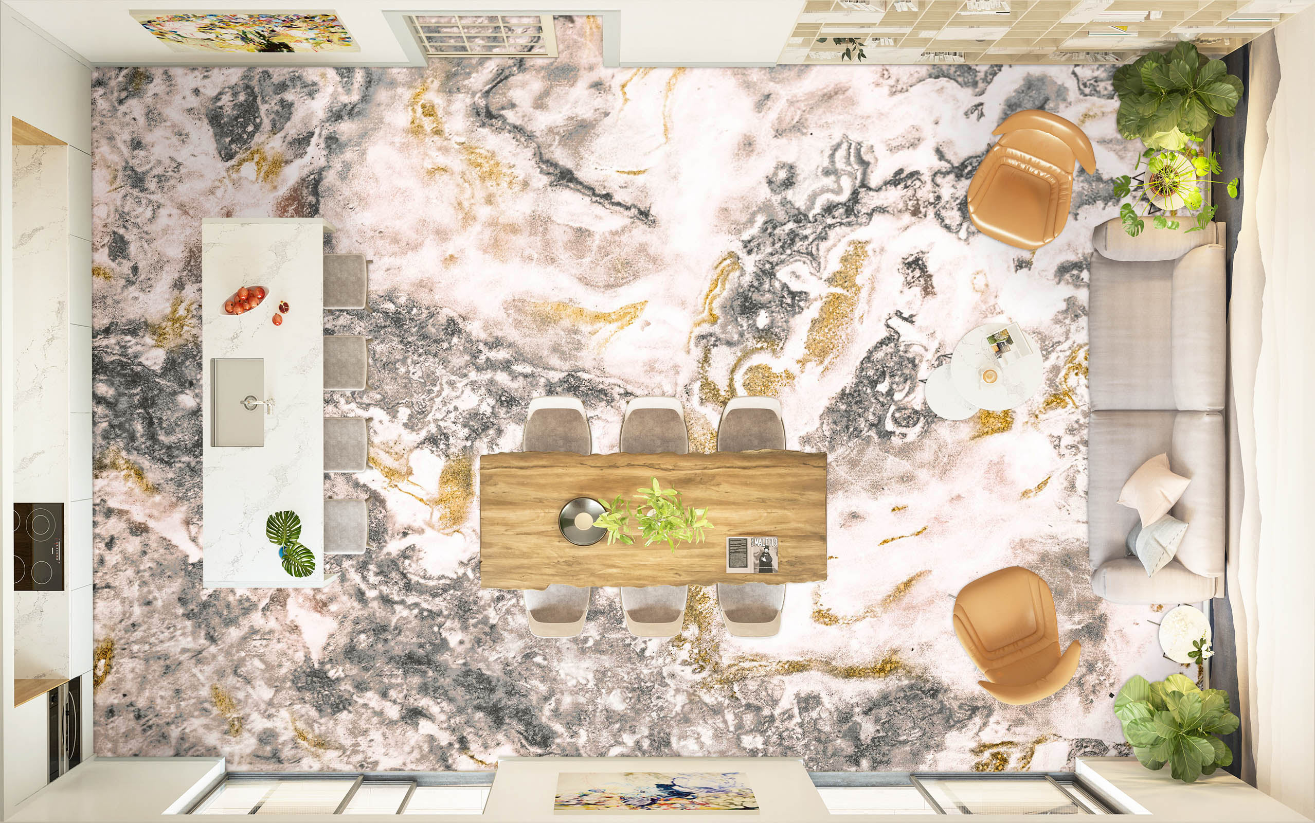 3D Gorgeous Dream 967 Floor Mural  Wallpaper Murals Self-Adhesive Removable Print Epoxy