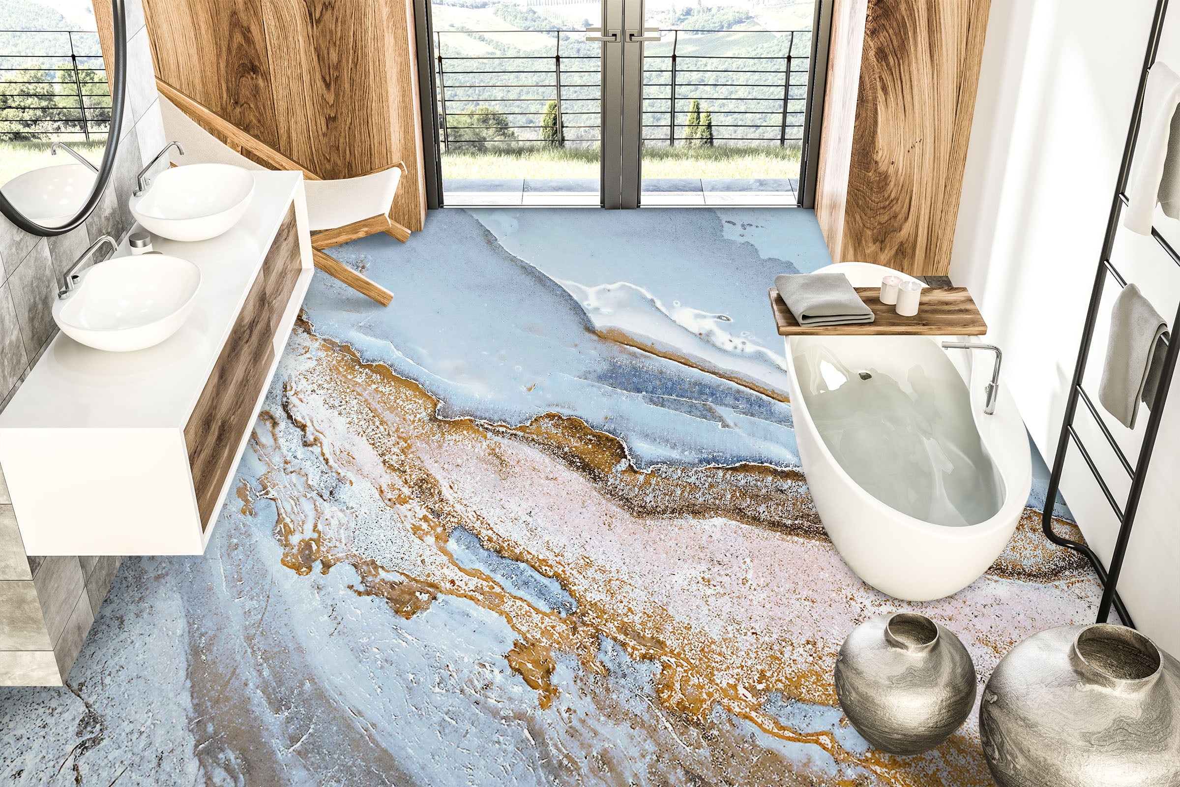 3D Abstract Fantasy Art 779 Floor Mural