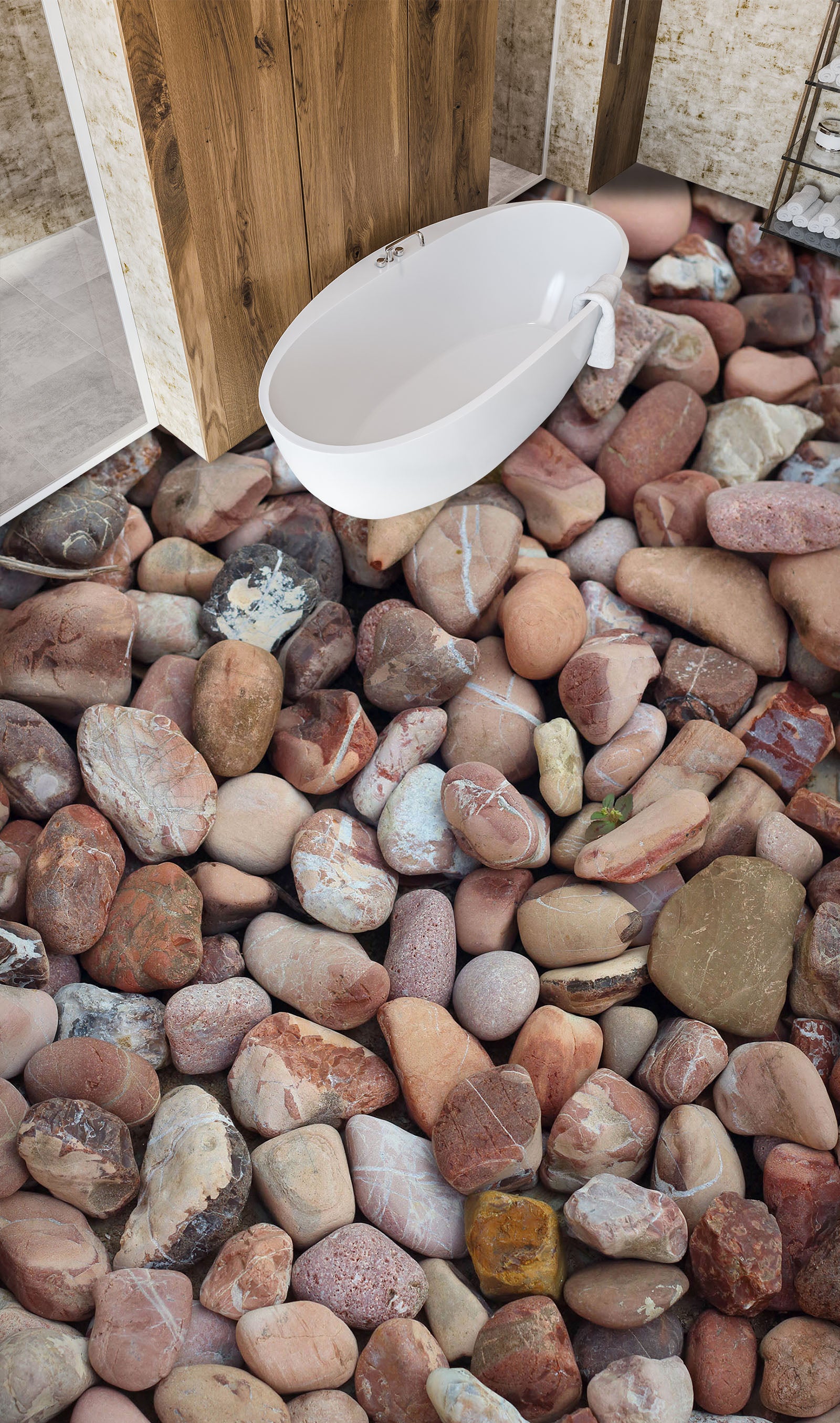 3D Plain Stones 791 Floor Mural  Wallpaper Murals Rug & Mat Print Epoxy waterproof bath floor