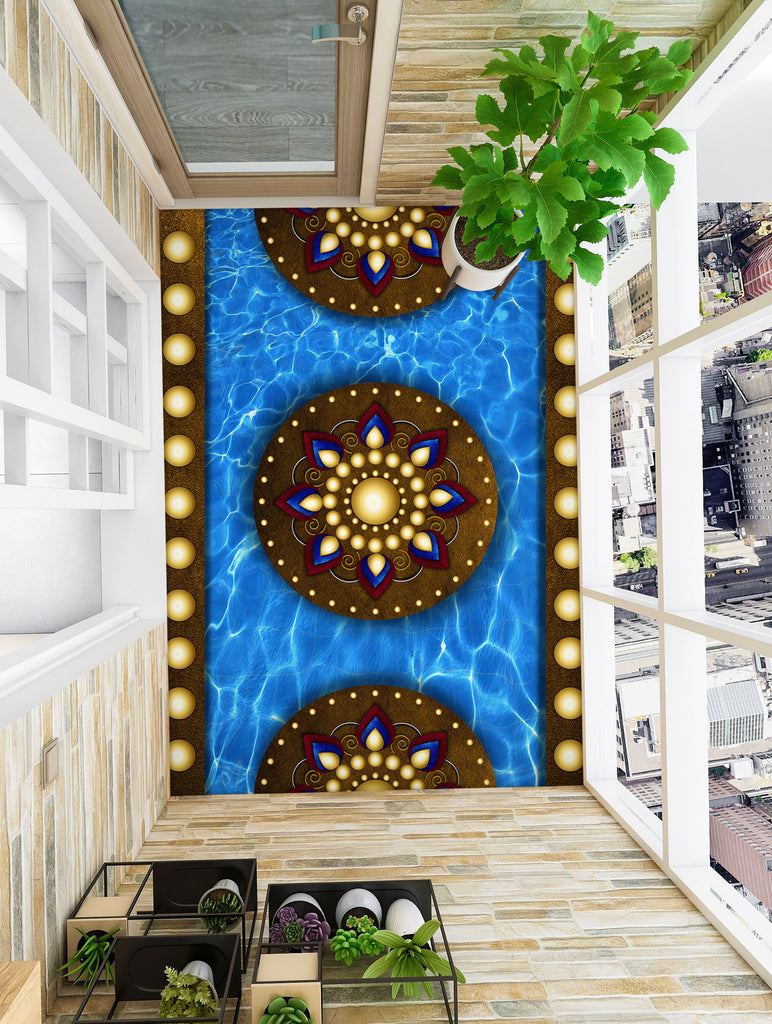 3D Shiny Pattern 802 Floor Mural Wallpaper Murals Rug & Mat Print Epox ...
