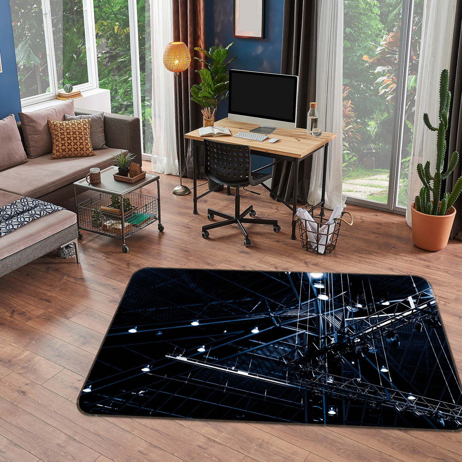 3D City Lighthouse 1059 Noirblanc777 Rug Non Slip Rug Mat