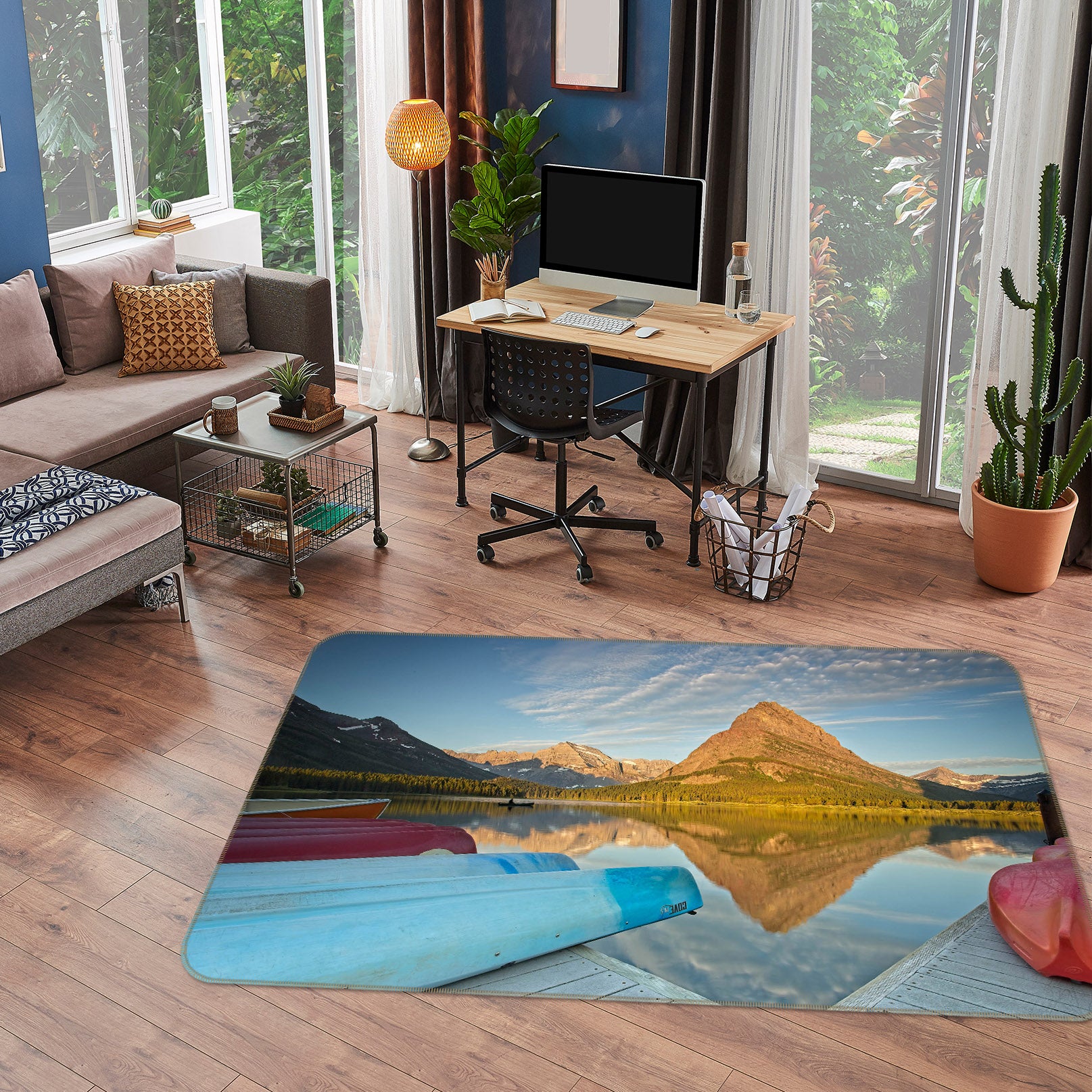 3D Landscape 1127 Kathy Barefield Rug Non Slip Rug Mat
