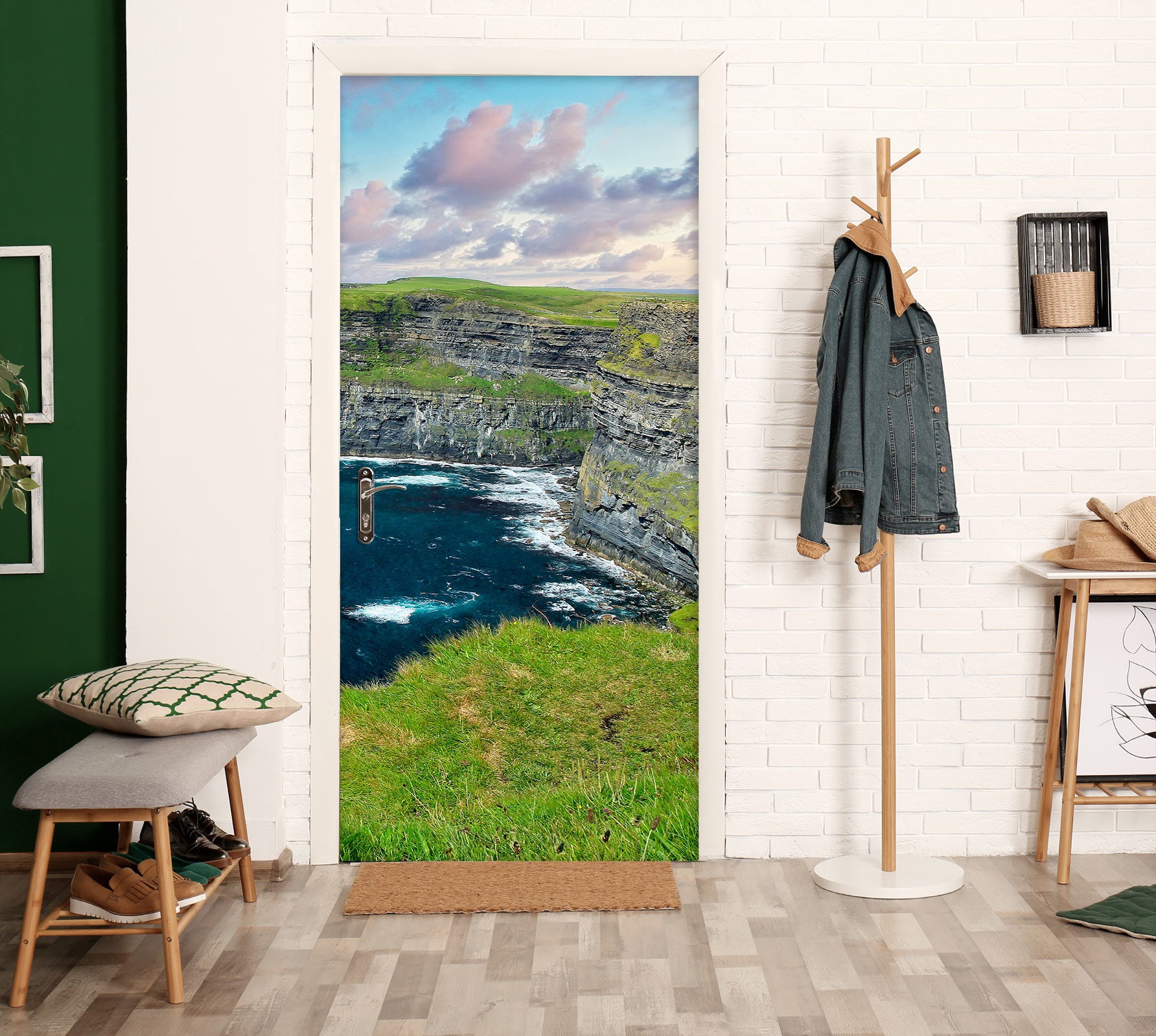3D Grassland Sea 11107 Kathy Barefield Door Mural