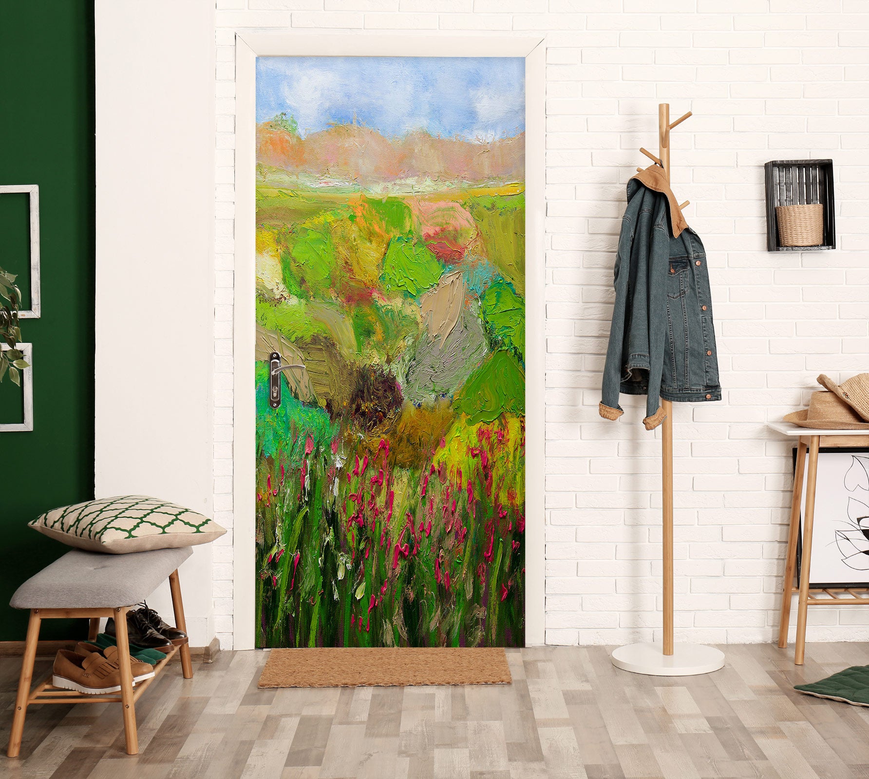 3D Field Flowers 93173 Allan P. Friedlander Door Mural