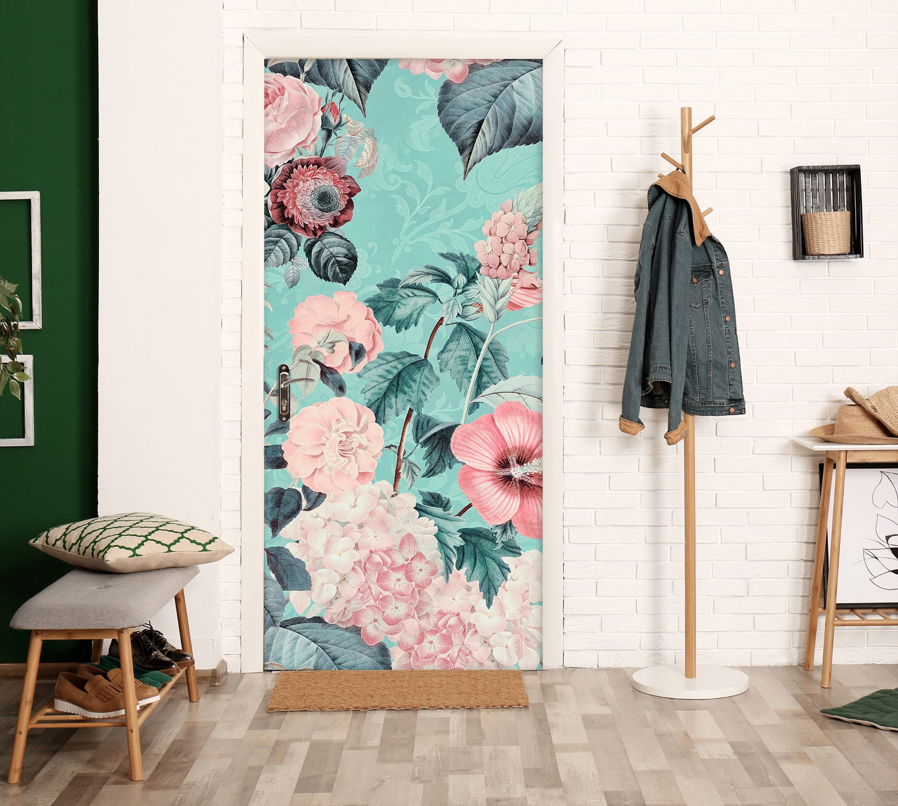 3D Flowers Clump 118143 Andrea Haase Door Mural