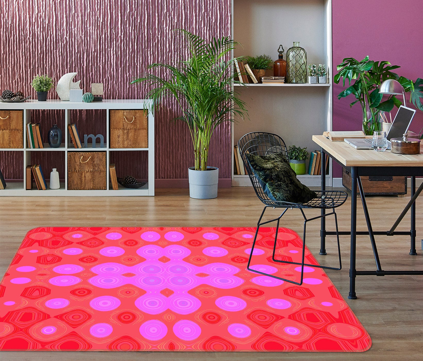3D Color Pattern 71013 Shandra Smith Rug Non Slip Rug Mat