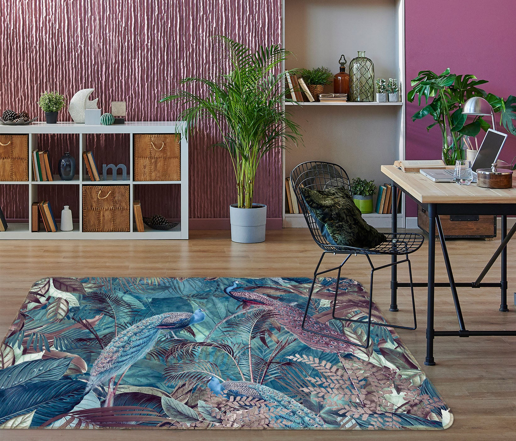 3D Forest Leaves 1010 Andrea haase Rug Non Slip Rug Mat