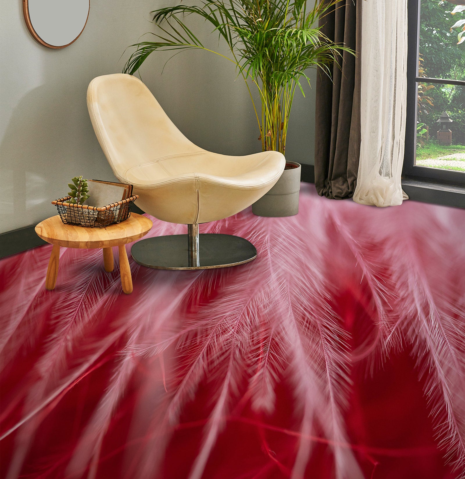 3D Delicate Feathers 1131 Floor Mural  Wallpaper Murals Self-Adhesive Removable Print Epoxy