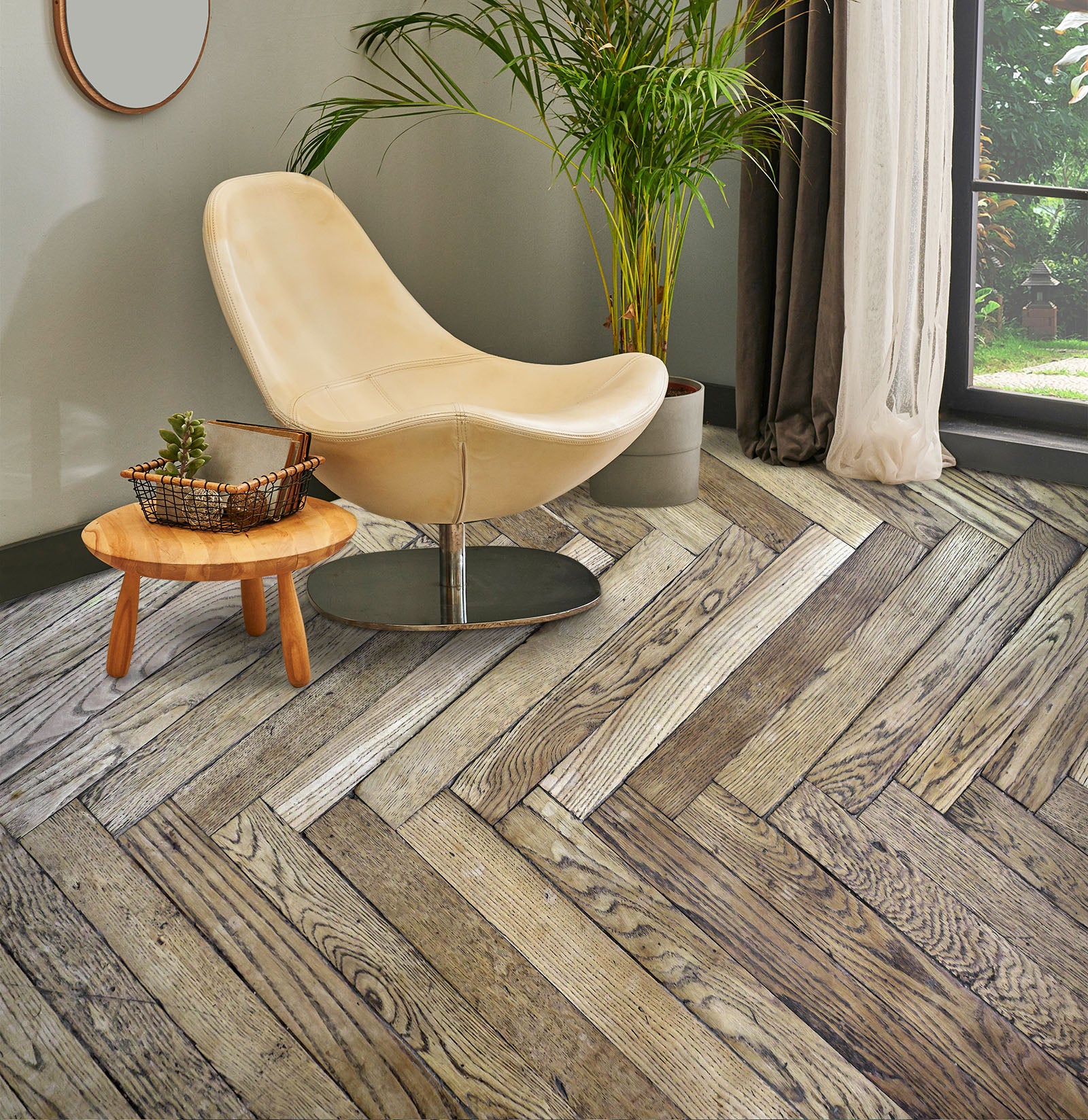 3D Premium Plank 1509 Floor Mural  Wallpaper Murals Self-Adhesive Removable Print Epoxy