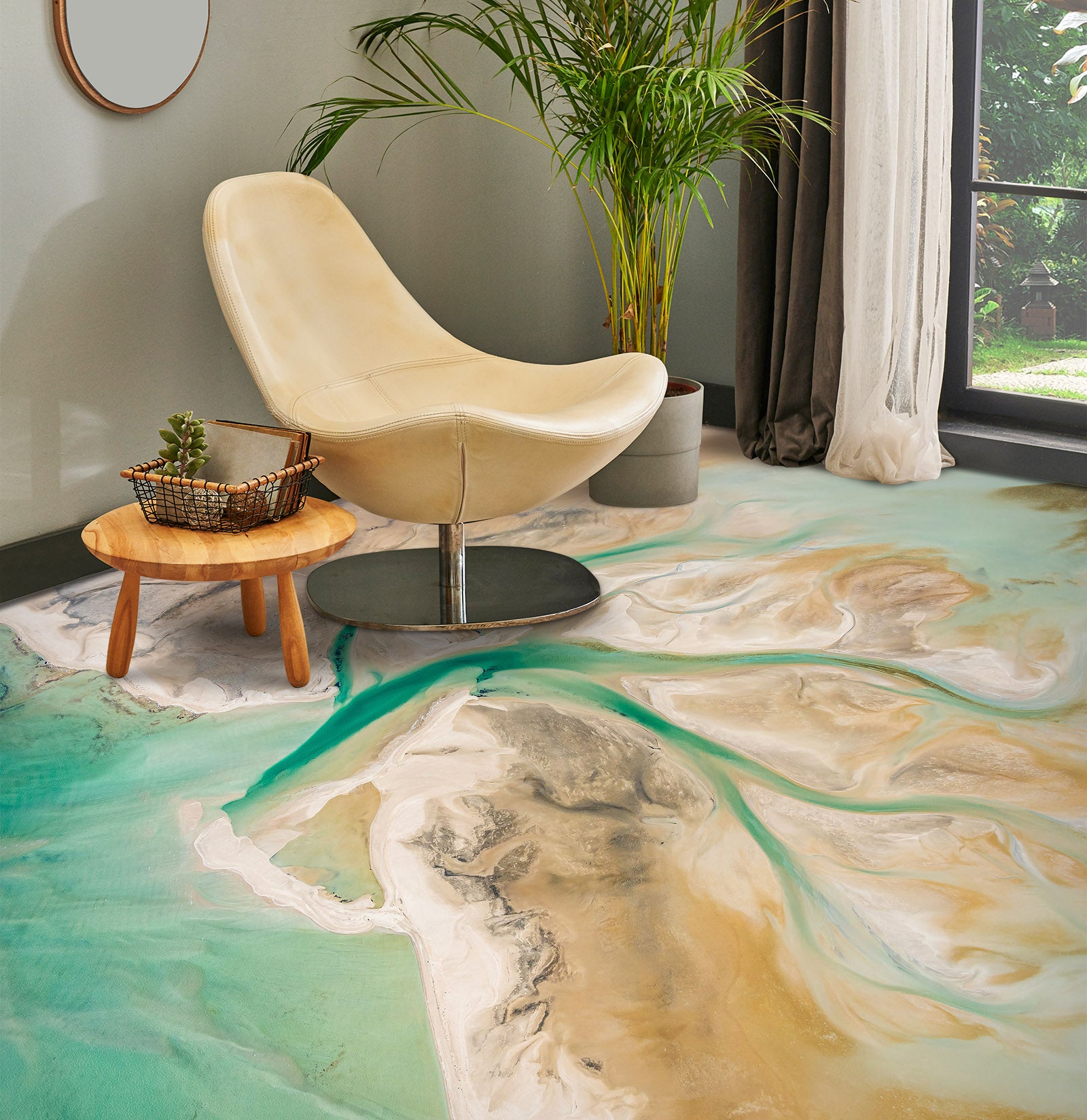 3D Beach Fusion 238 Floor Mural  Wallpaper Murals Rug & Mat Print Epoxy waterproof bath floor