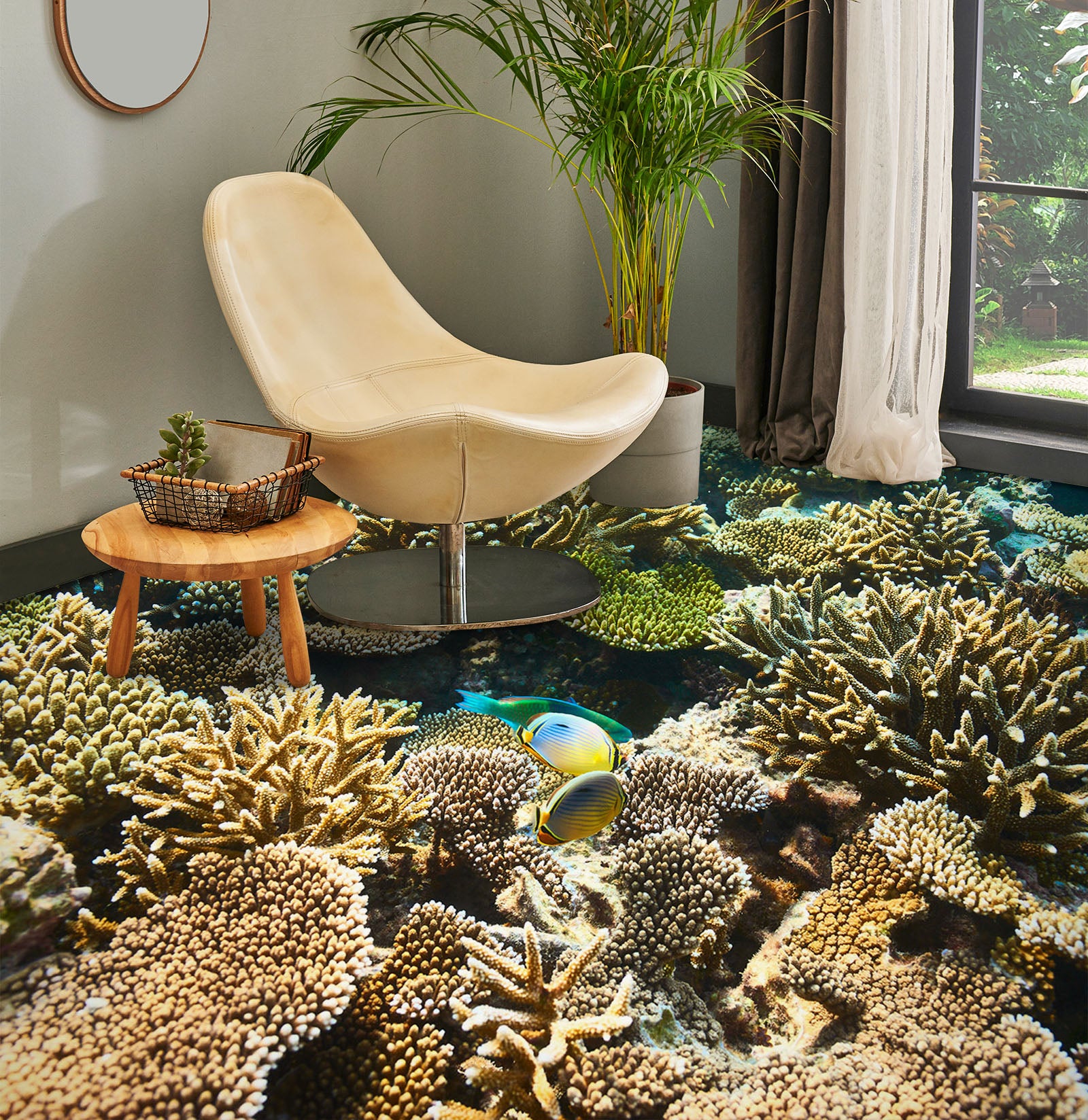 3D Dense Coral Art 1453 Floor Mural  Wallpaper Murals Self-Adhesive Removable Print Epoxy