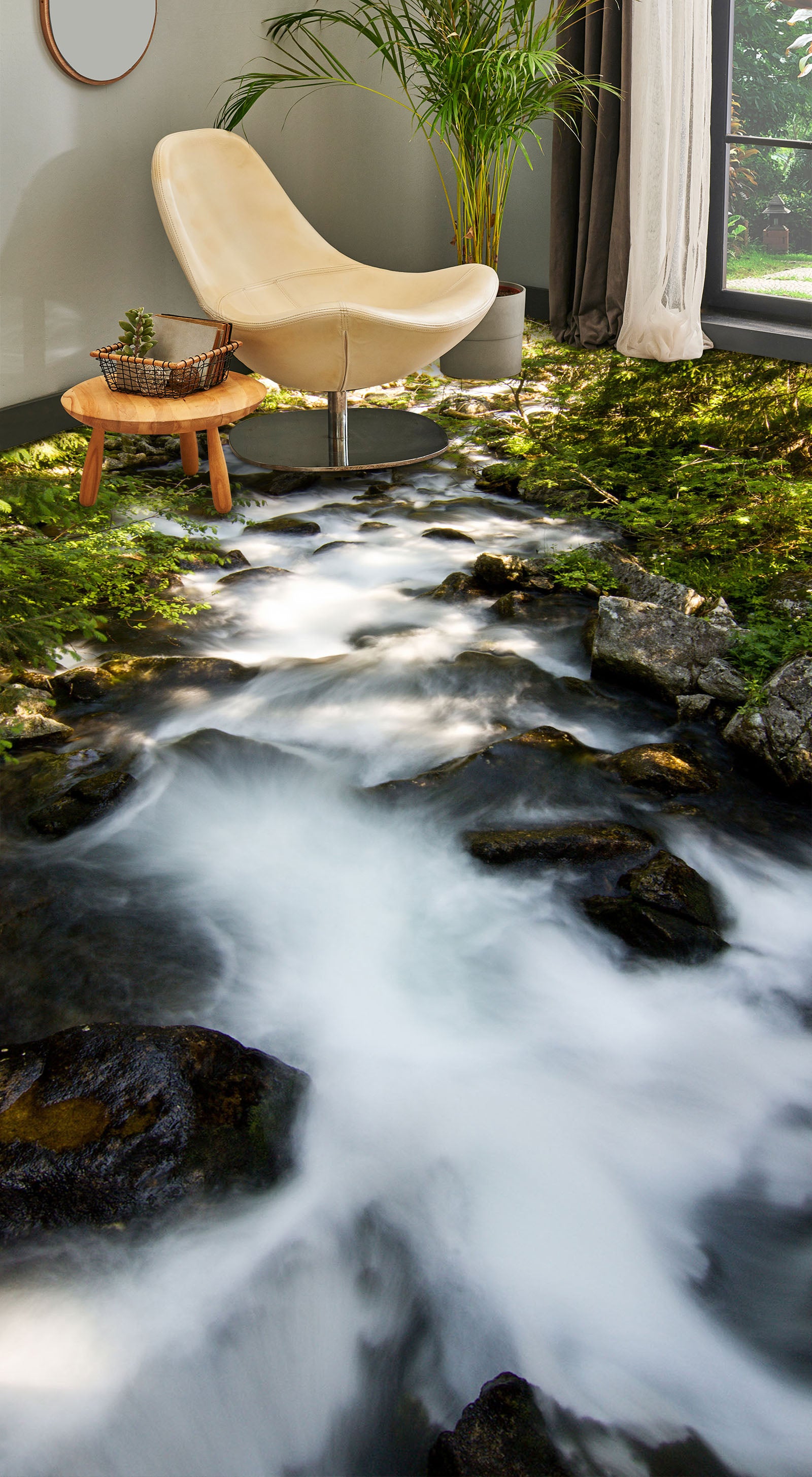 3D Cool Summer Water 800 Floor Mural  Wallpaper Murals Rug & Mat Print Epoxy waterproof bath floor