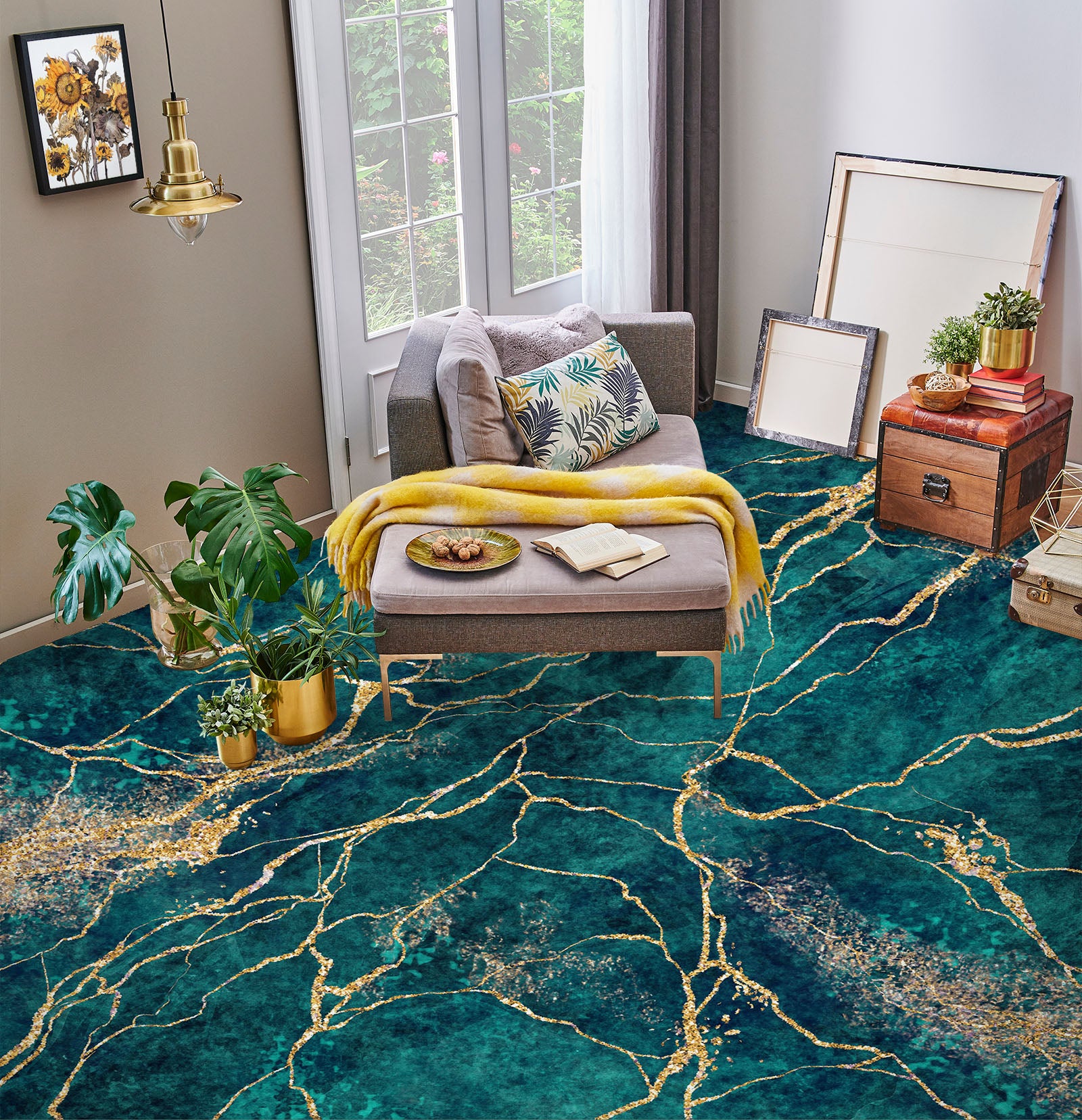 3D Small Lines Spread 754 Floor Mural  Wallpaper Murals Rug & Mat Print Epoxy waterproof bath floor