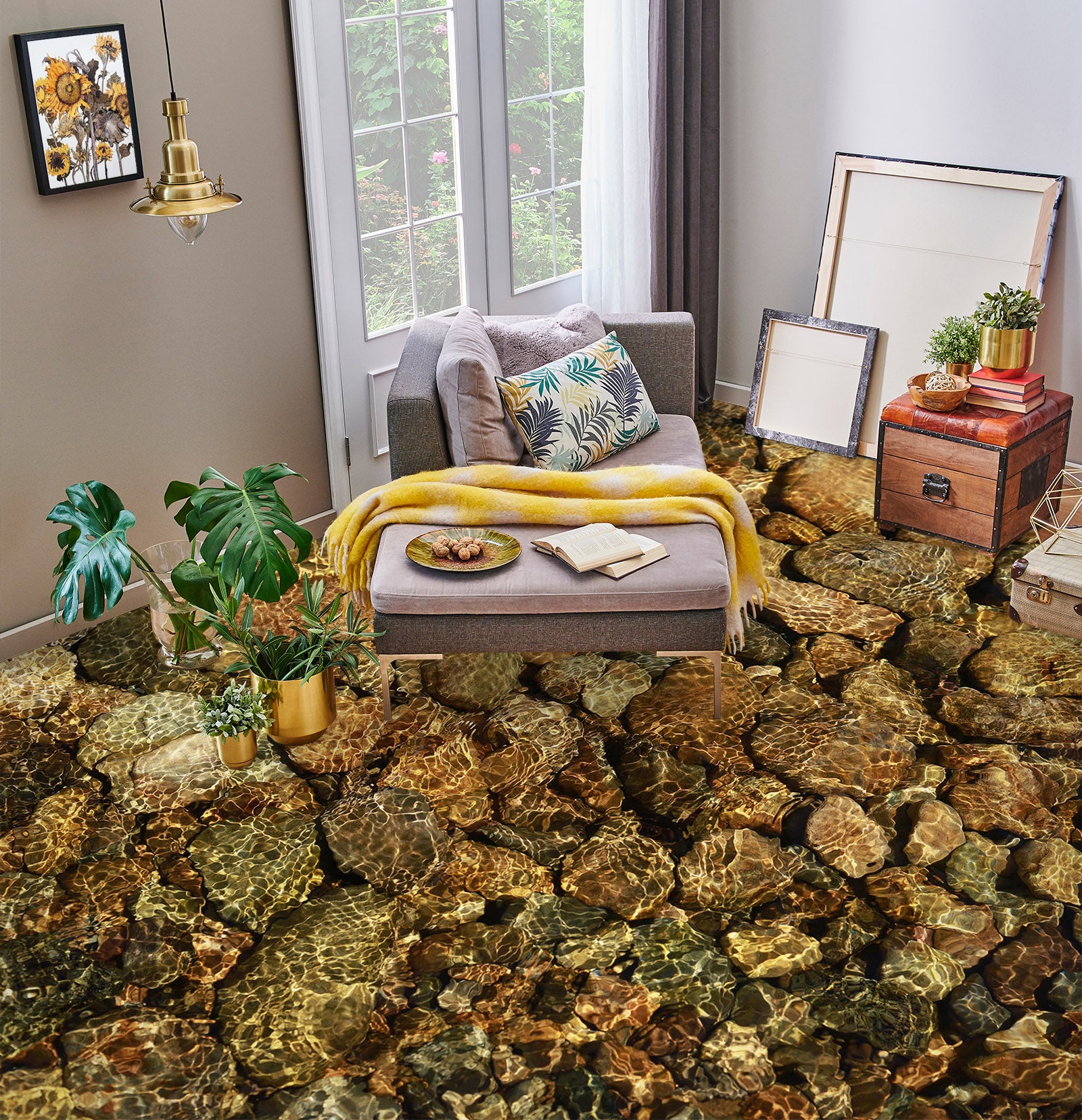 3D The Stone Of The Years 881 Floor Mural  Wallpaper Murals Rug & Mat Print Epoxy waterproof bath floor