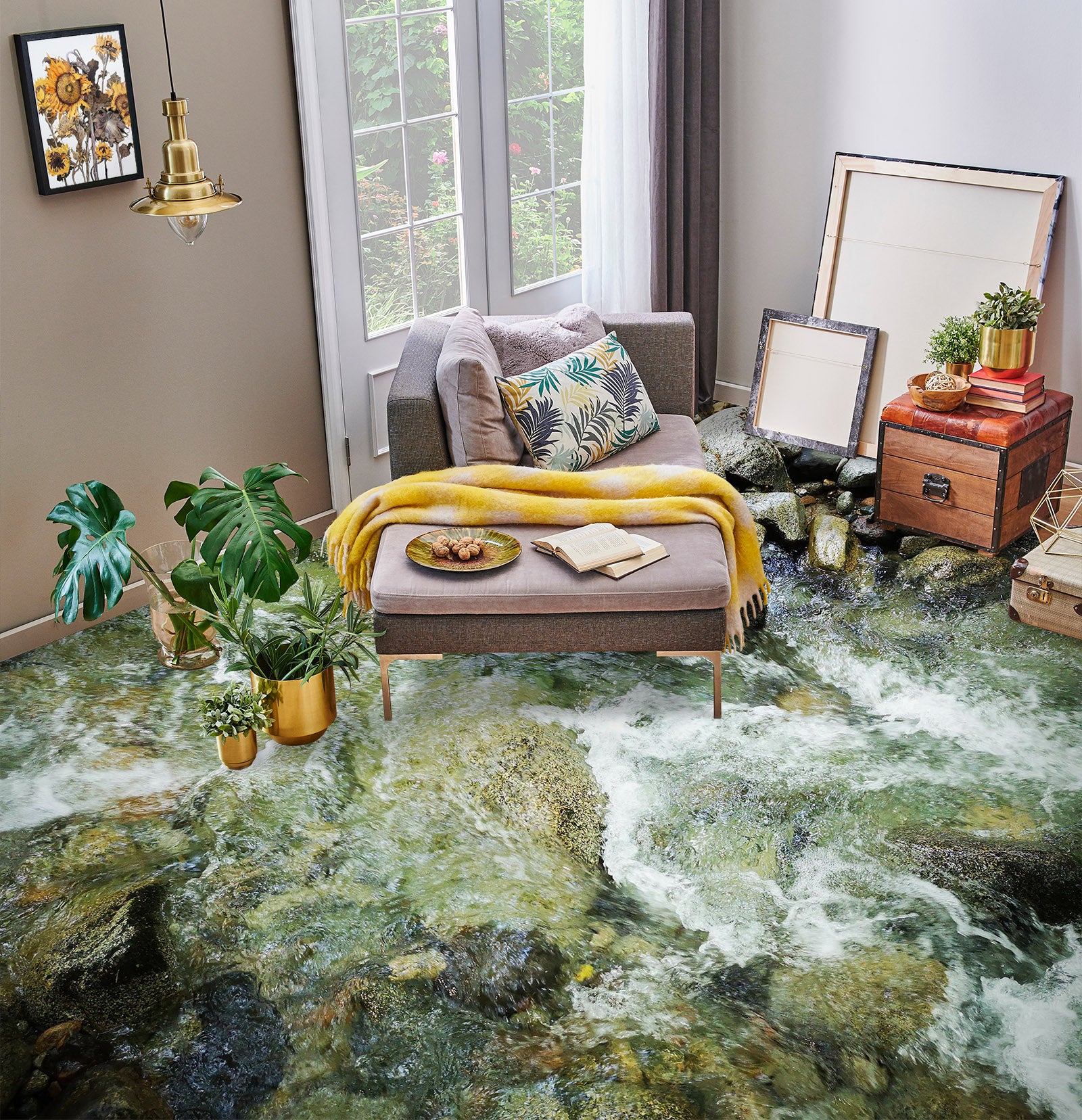 3D Summer Cool 749 Floor Mural  Wallpaper Murals Rug & Mat Print Epoxy waterproof bath floor