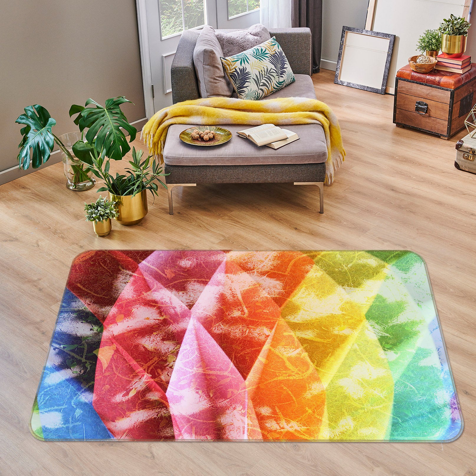 3D Color Cone 71020 Shandra Smith Rug Non Slip Rug Mat