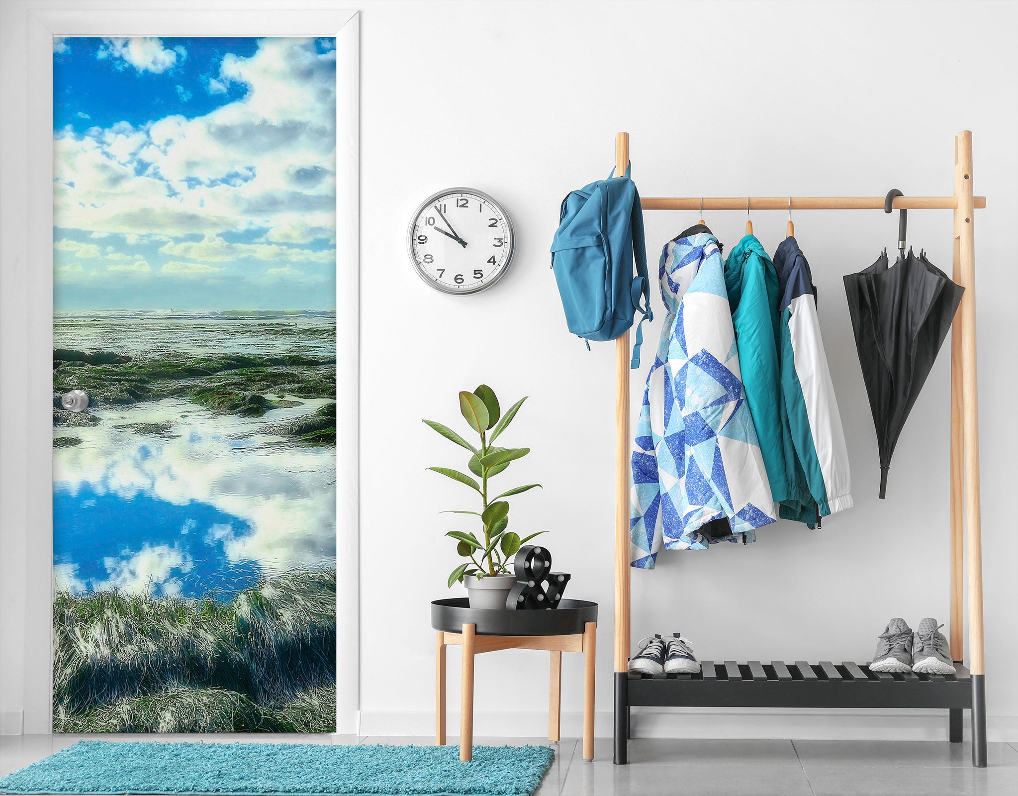 3D Sky Shadow 110223 Kathy Barefield Door Mural