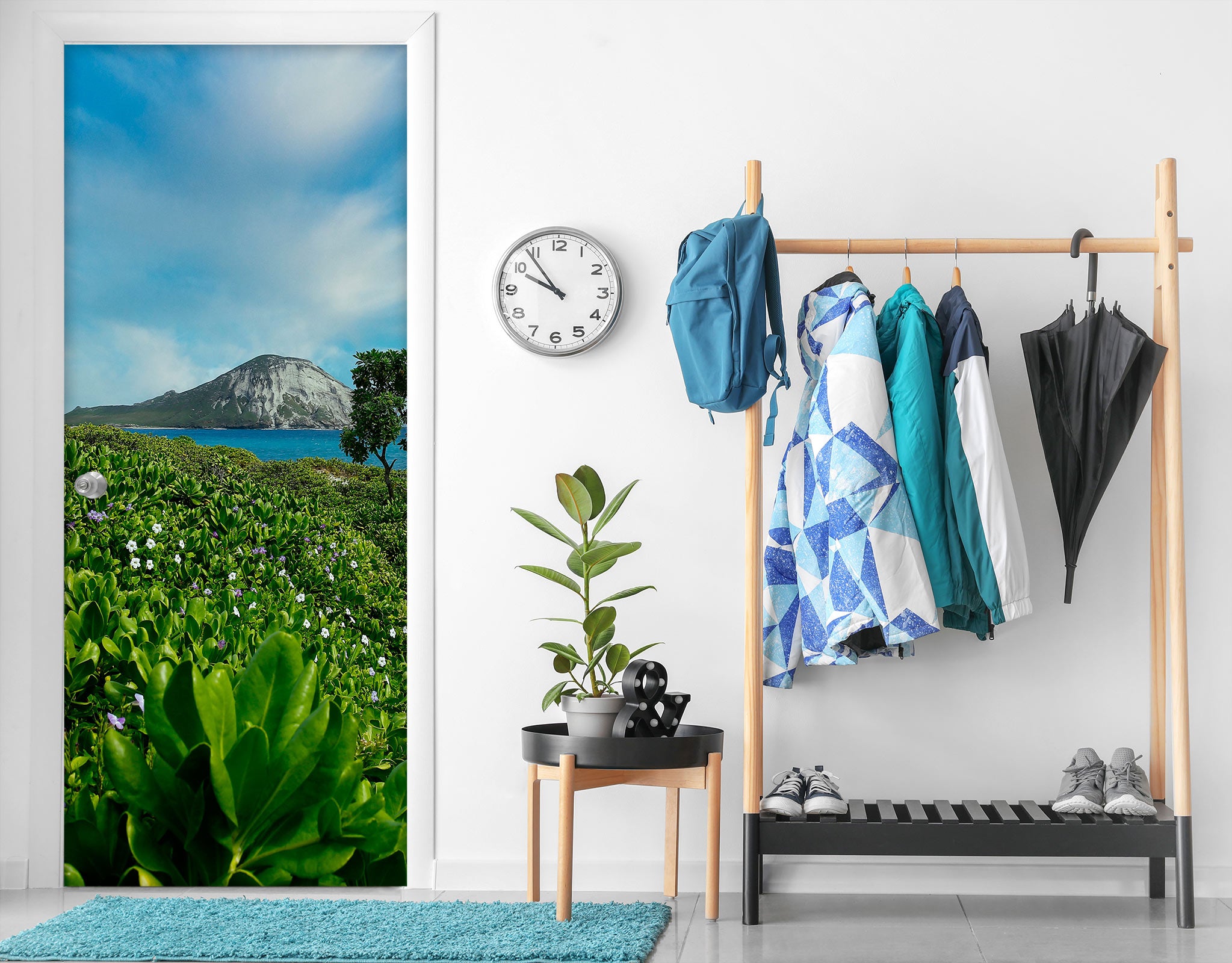 3D Grove Leaves 11114 Kathy Barefield Door Mural