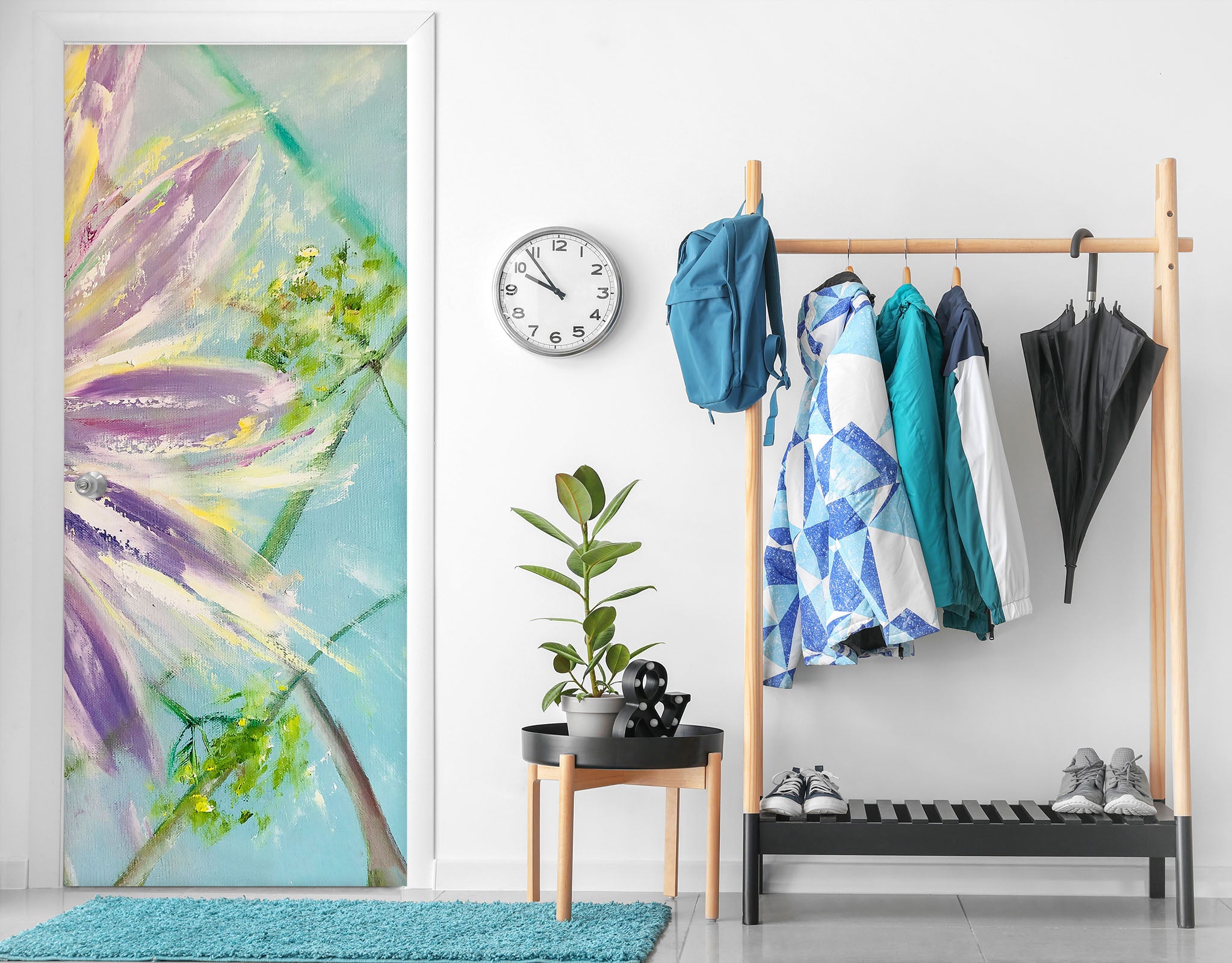 3D Art Flower 3234 Skromova Marina Door Mural