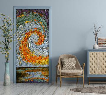 3D Sky Pattern 112204 Dena Tollefson Door Mural