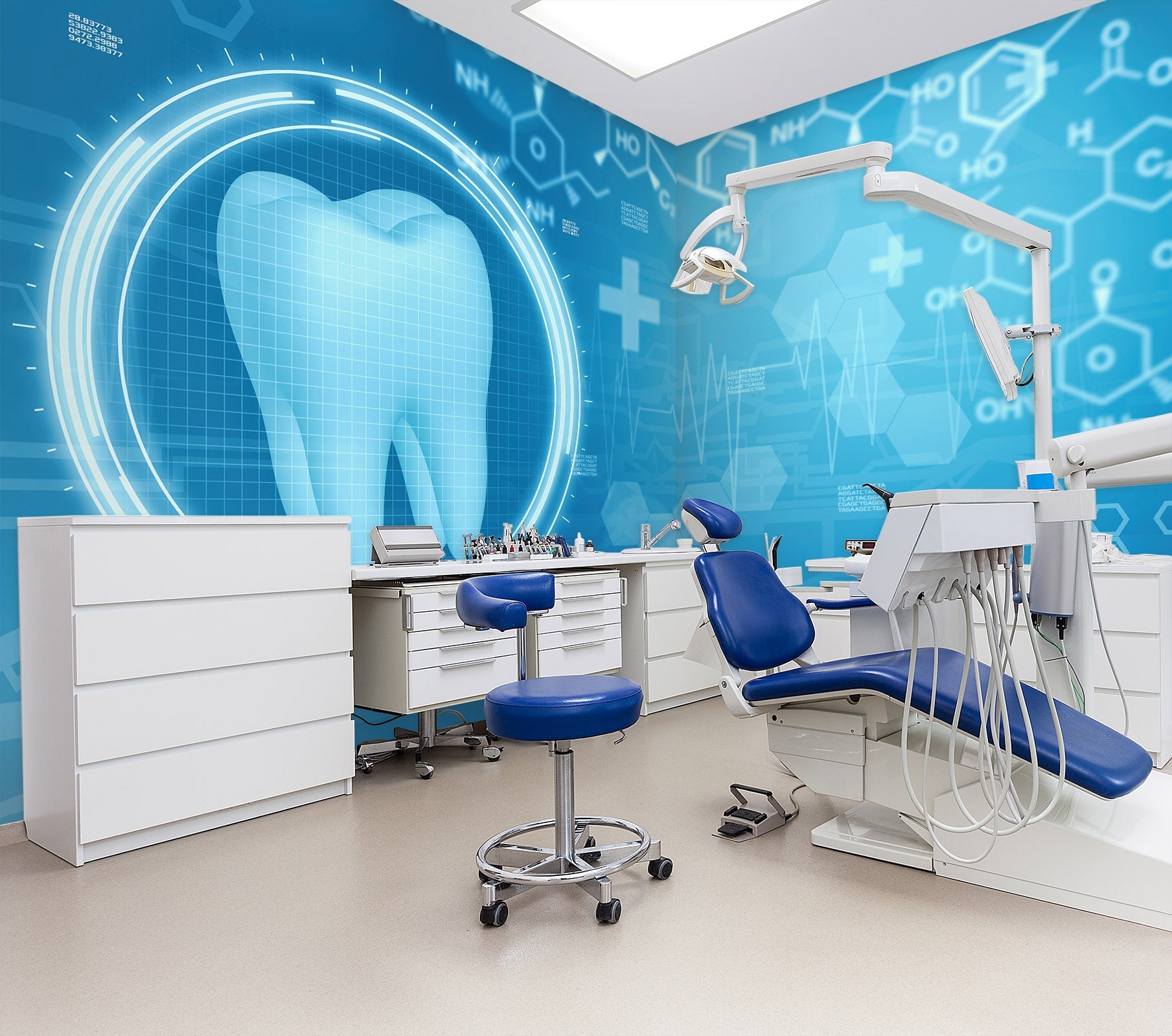 3D Dental Examination 035 Wall Murals Wallpaper AJ Wallpaper 2 