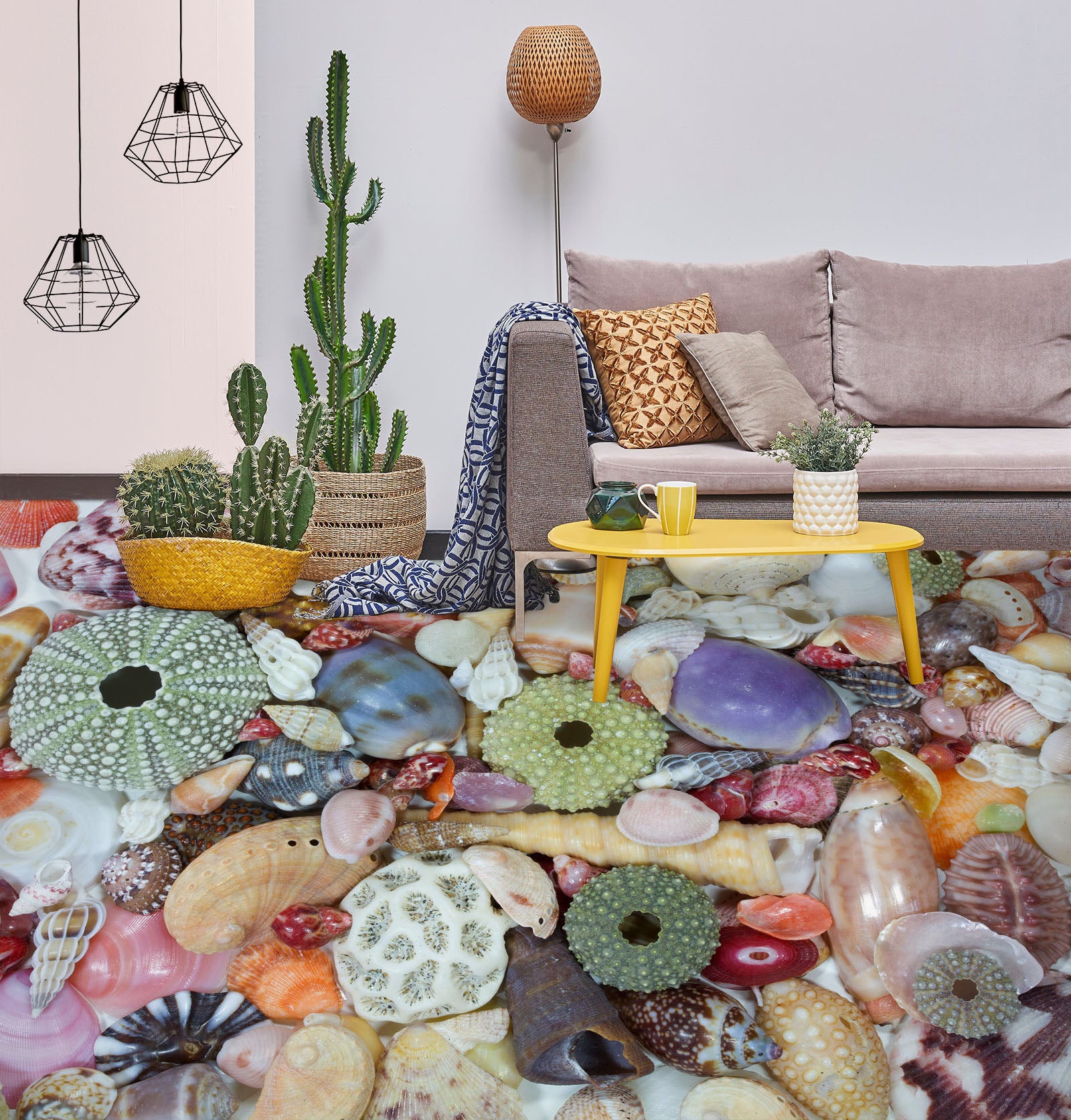 3D Colorful Ocean Treasure 301 Floor Mural  Wallpaper Murals Rug & Mat Print Epoxy waterproof bath floor