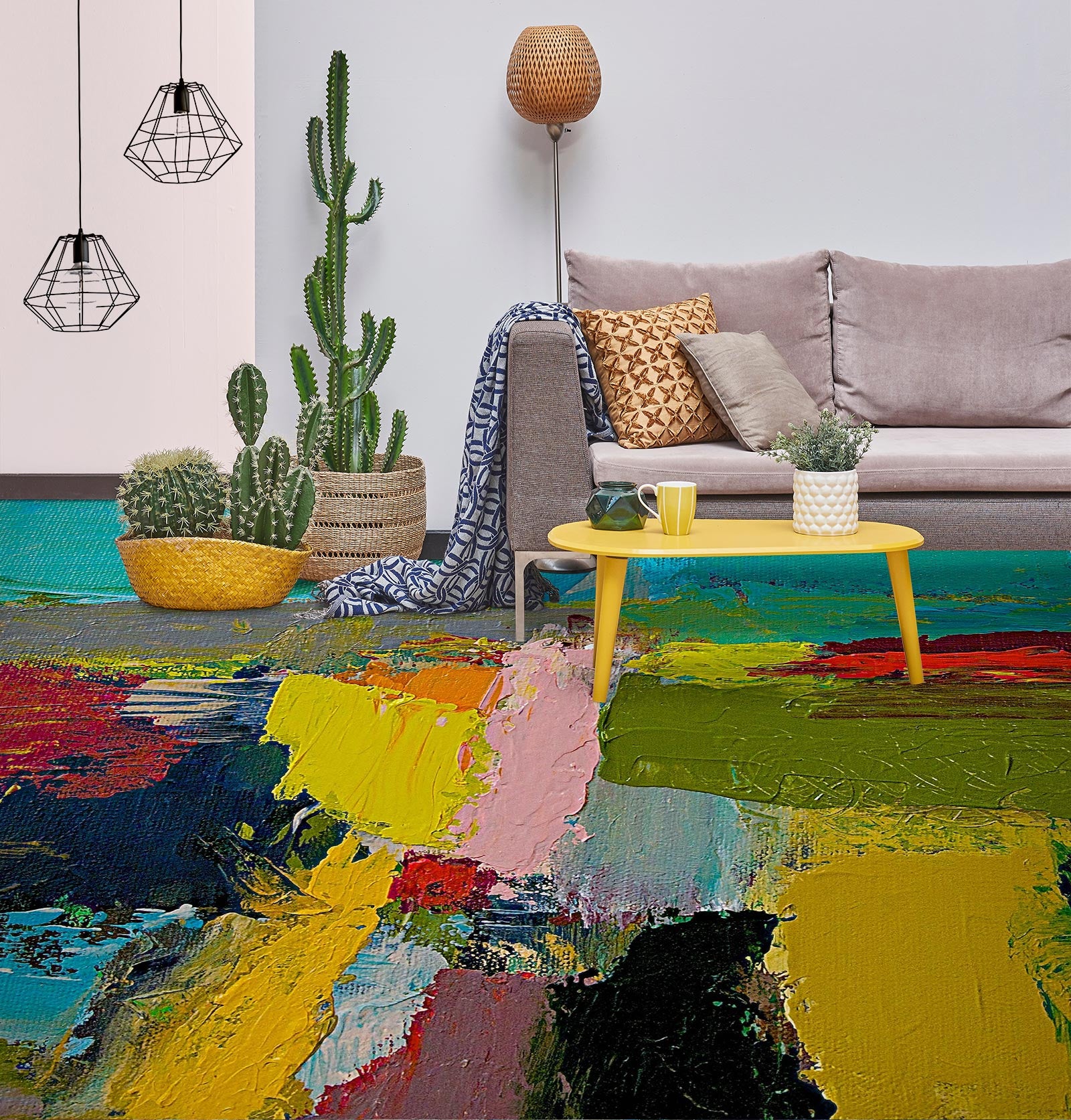 3D Color Pigment Pattern 9625 Allan P. Friedlander Floor Mural  Wallpaper Murals Self-Adhesive Removable Print Epoxy