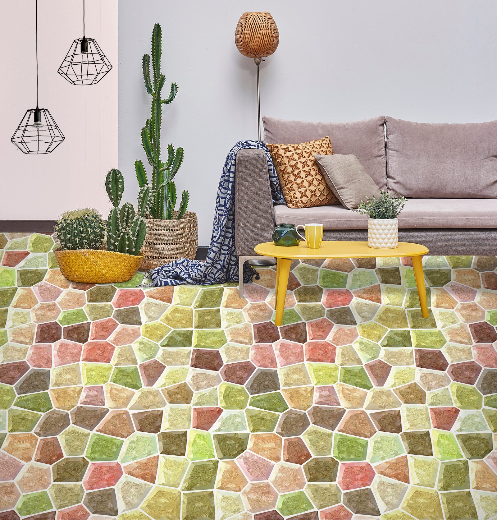 3D Fresh Stone Colors 127 Floor Mural  Wallpaper Murals Rug & Mat Print Epoxy waterproof bath floor