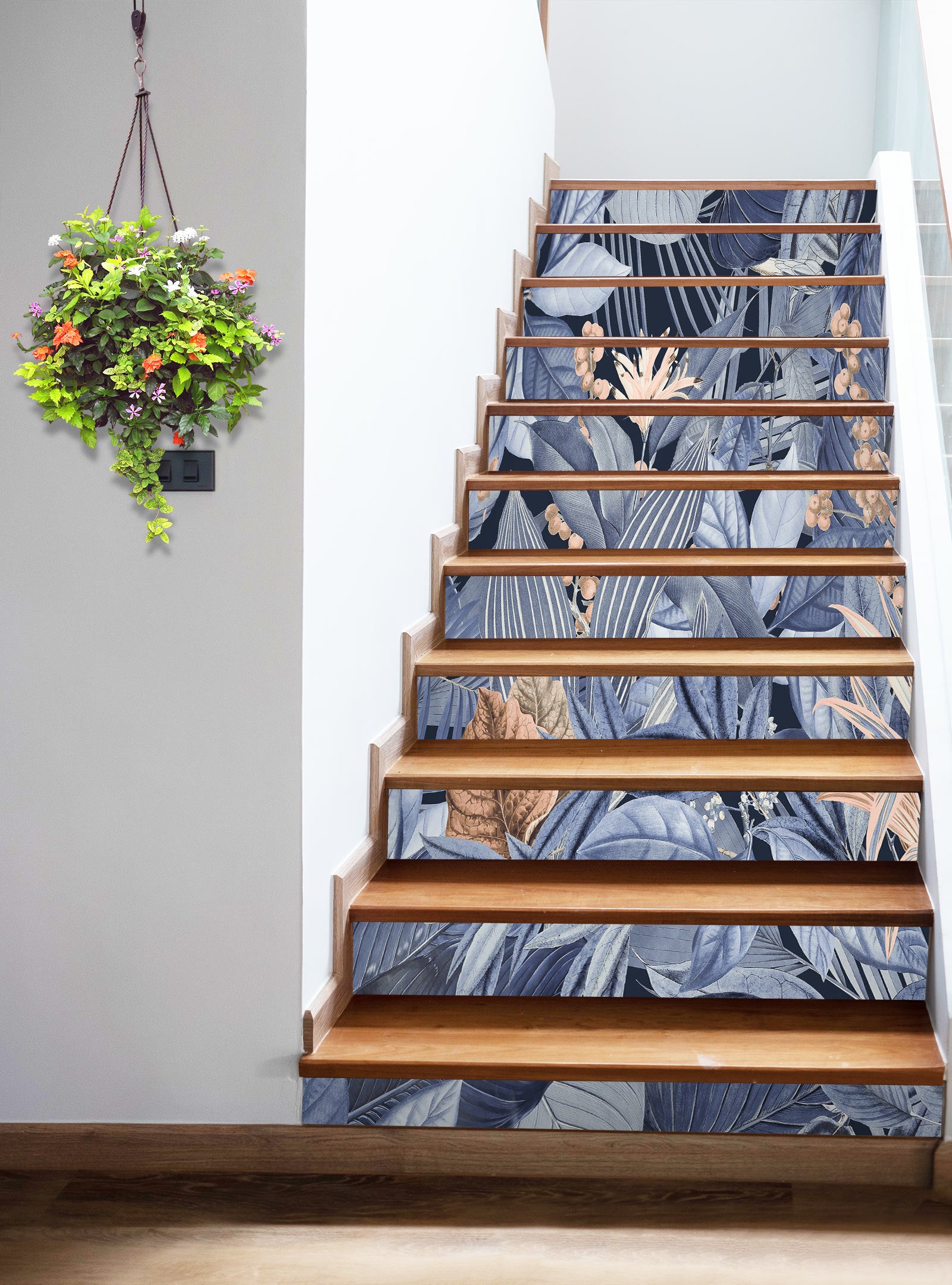 3D Grove Leaves 10453 Andrea Haase Stair Risers