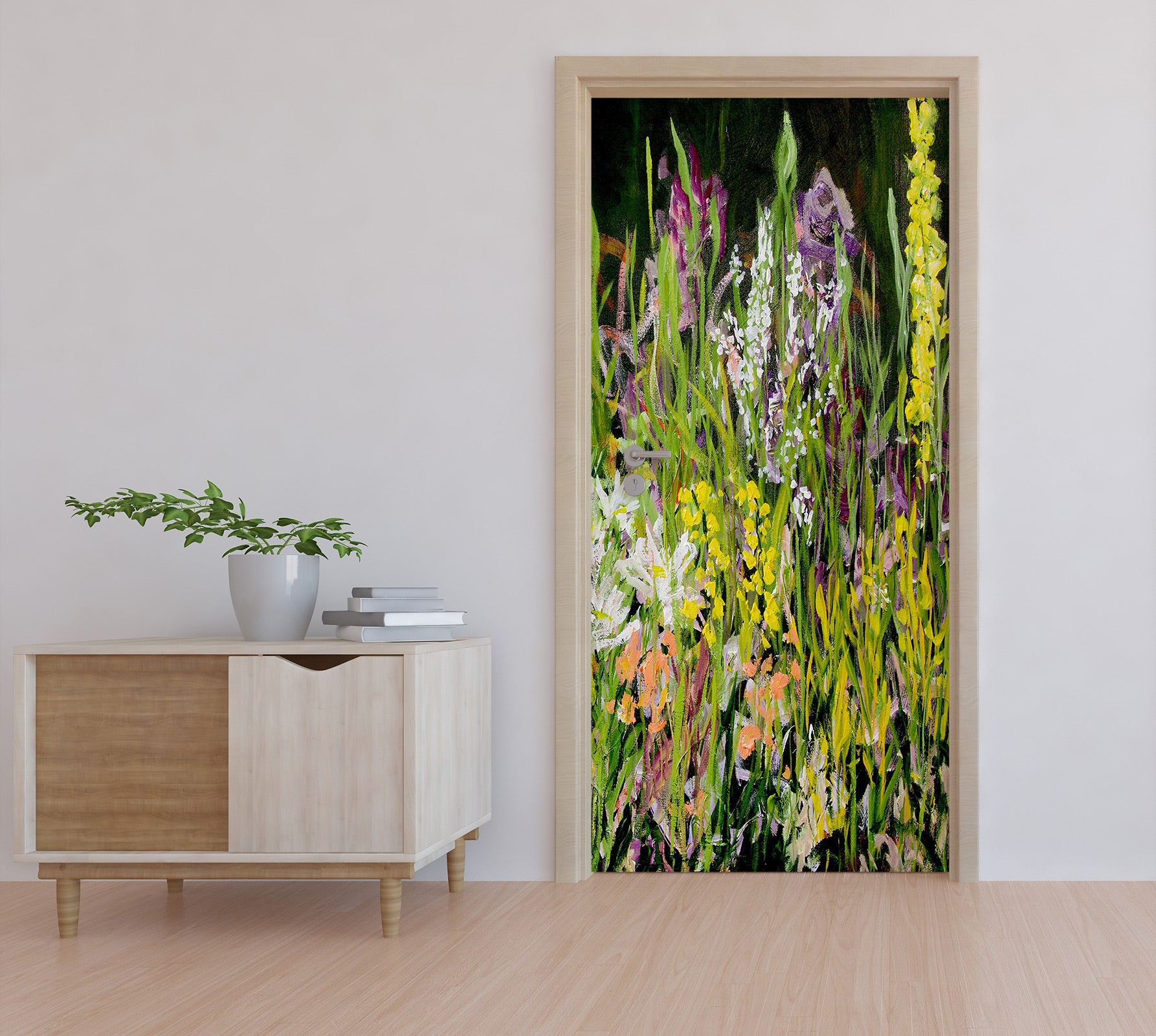 3D Grass Flowers Painting 93147 Allan P. Friedlander Door Mural