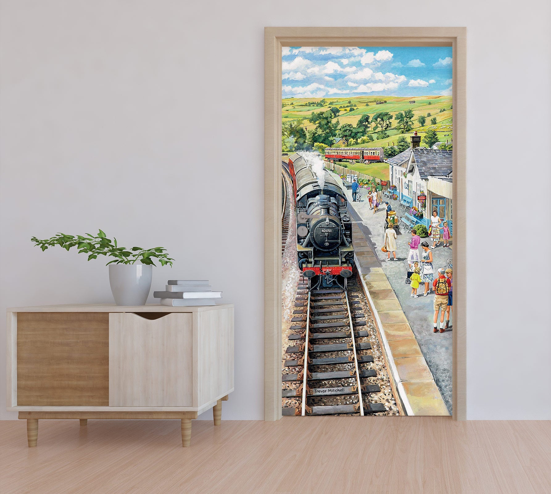 3D Train 103193 Trevor Mitchell Door Mural