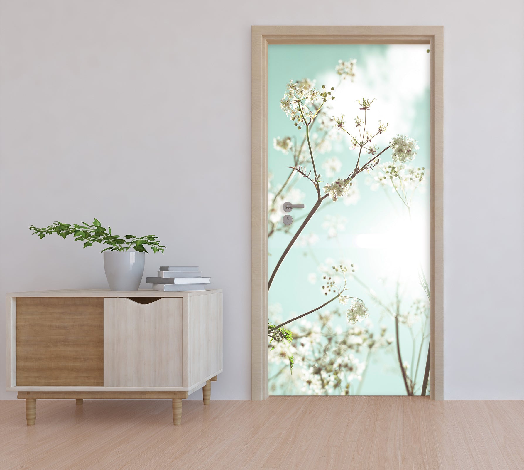3D Floral Flowers 10612 Assaf Frank Door Mural