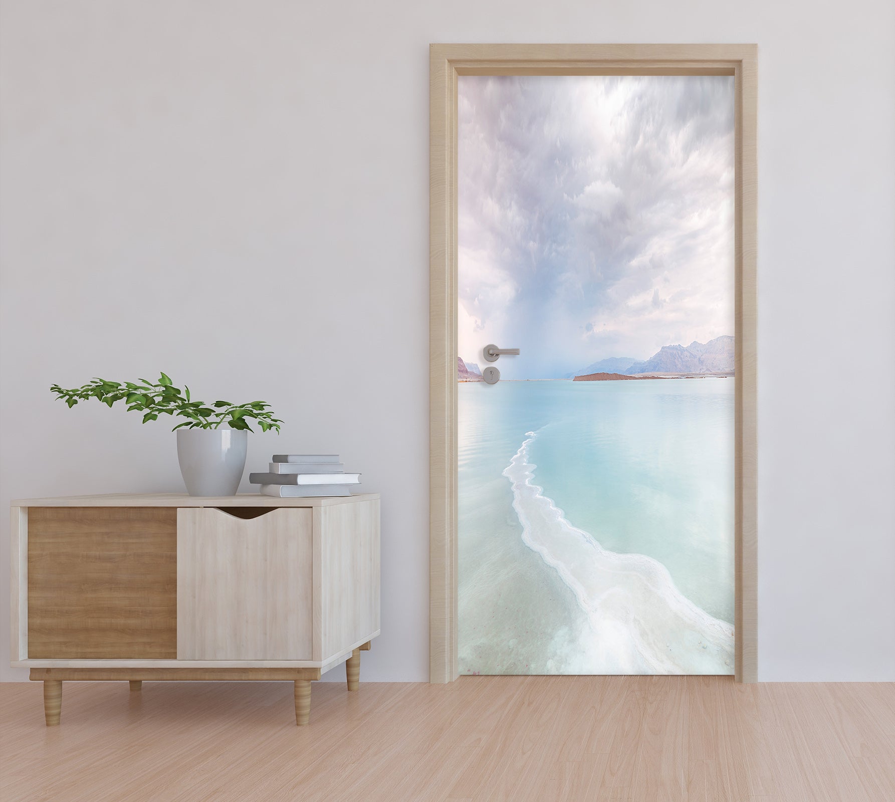 3D Sky Seaside 10699 Assaf Frank Door Mural