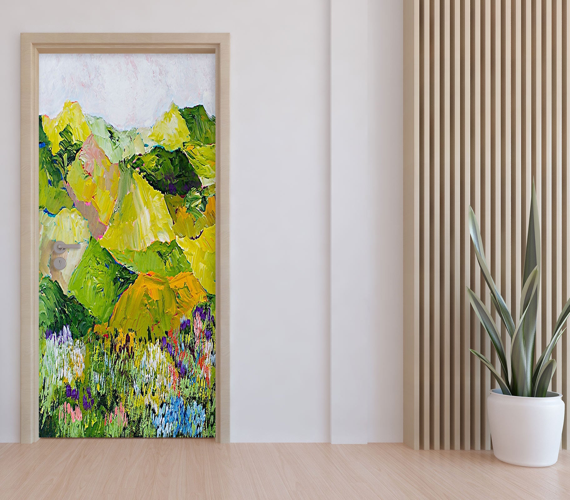 3D Meadow Flowers 9383 Allan P. Friedlander Door Mural