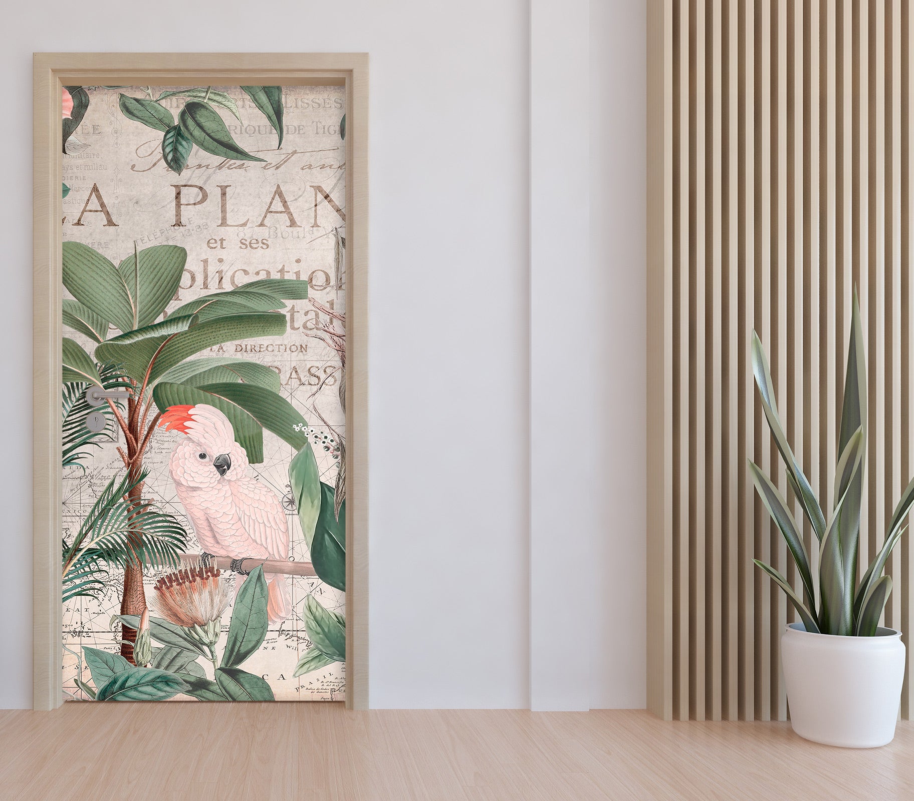 3D Trees Bird 11943 Andrea Haase Door Mural