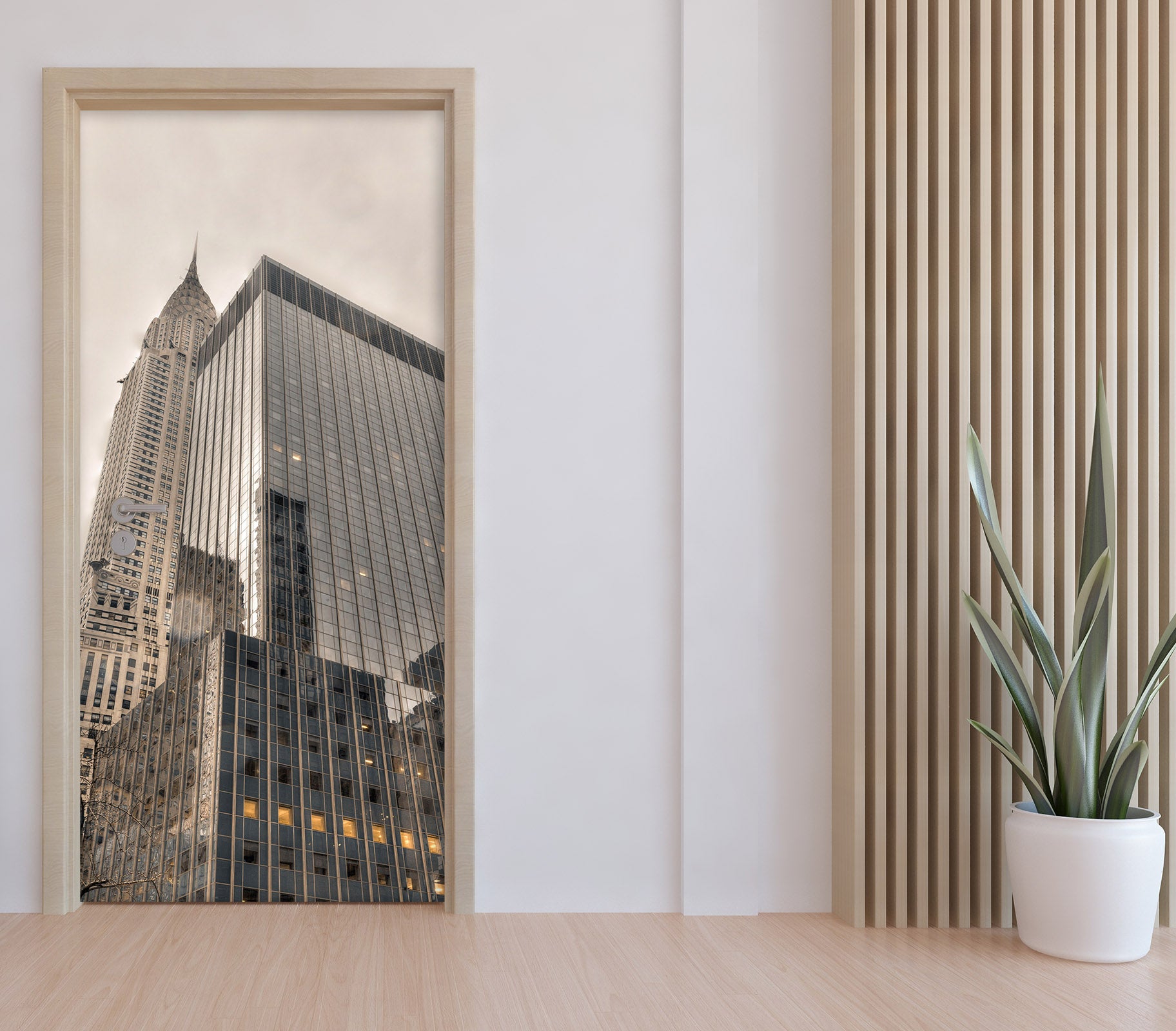 3D Mirror Building 101174 Assaf Frank Door Mural