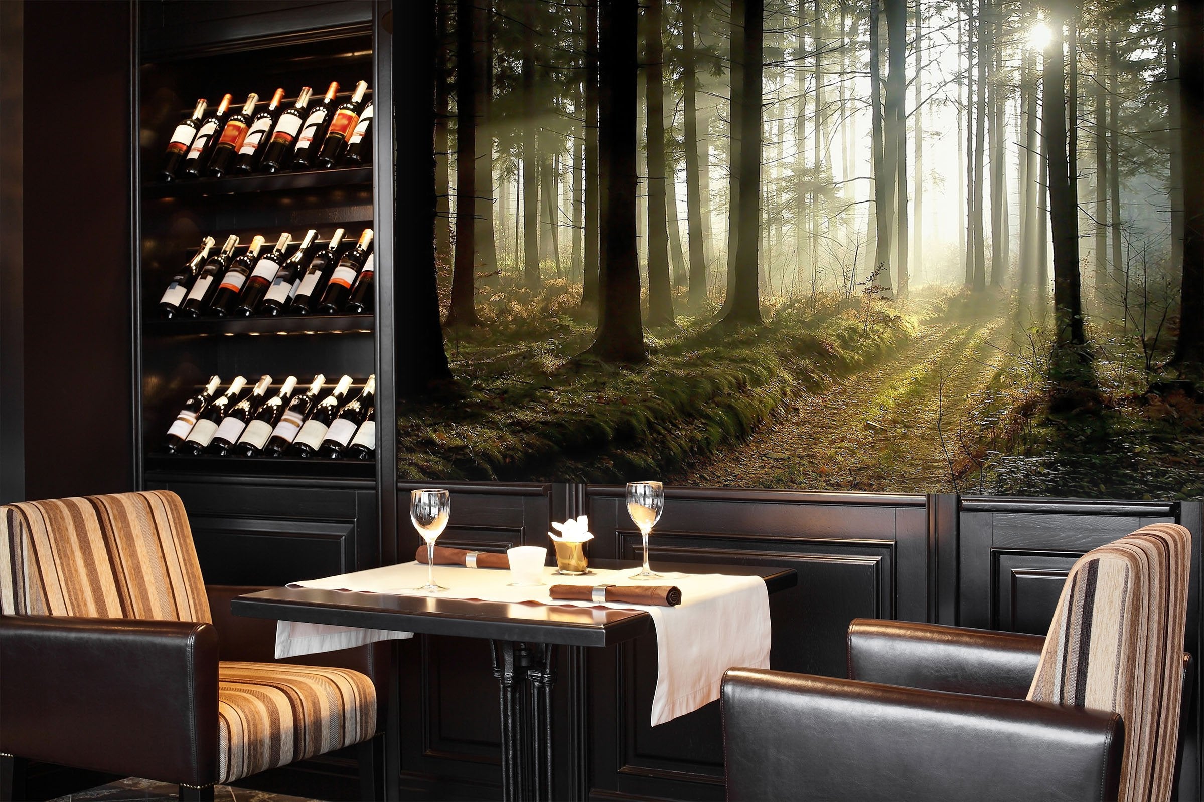 3D Forest Sun 02 Wall Murals Wallpaper AJ Wallpaper 2 