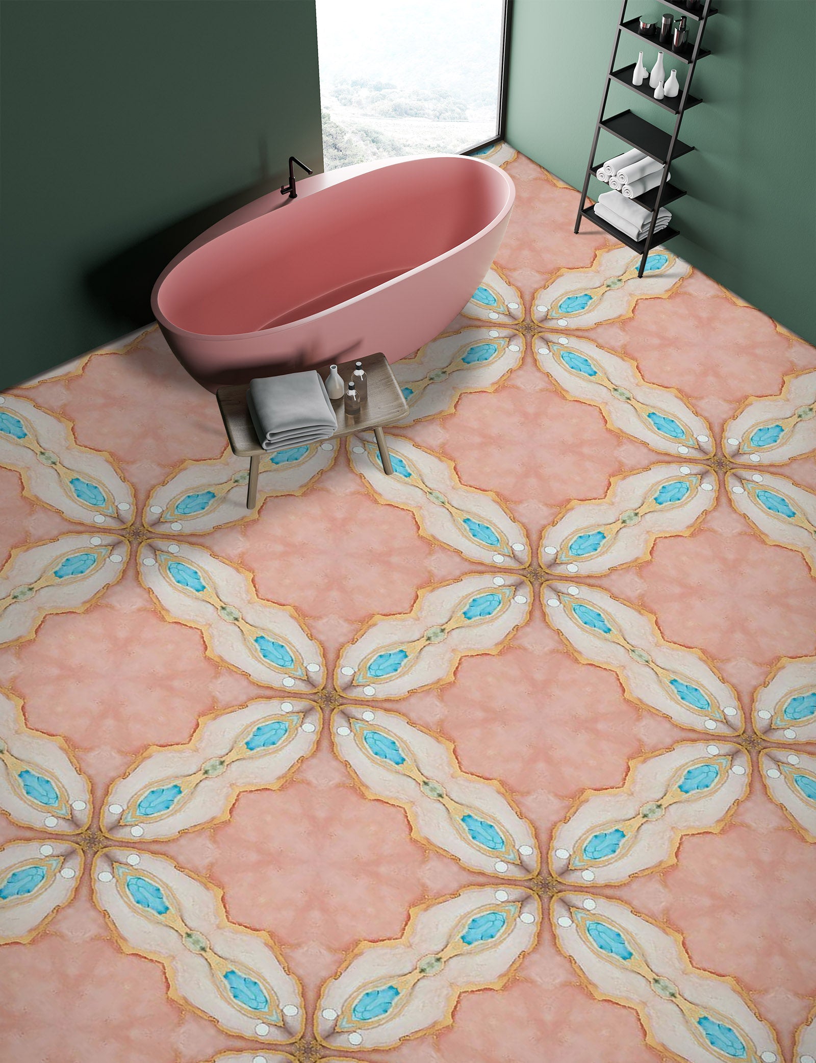 3D Butterfly Shape Pattern 846 Floor Mural  Wallpaper Murals Rug & Mat Print Epoxy waterproof bath floor