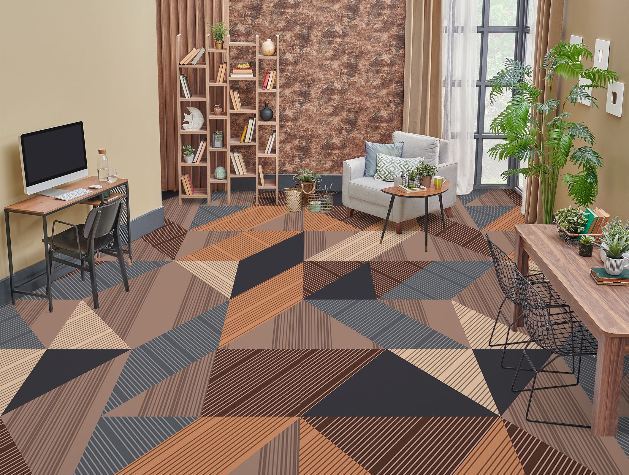 3D The Triangles Of Art 844 Floor Mural  Wallpaper Murals Rug & Mat Print Epoxy waterproof bath floor