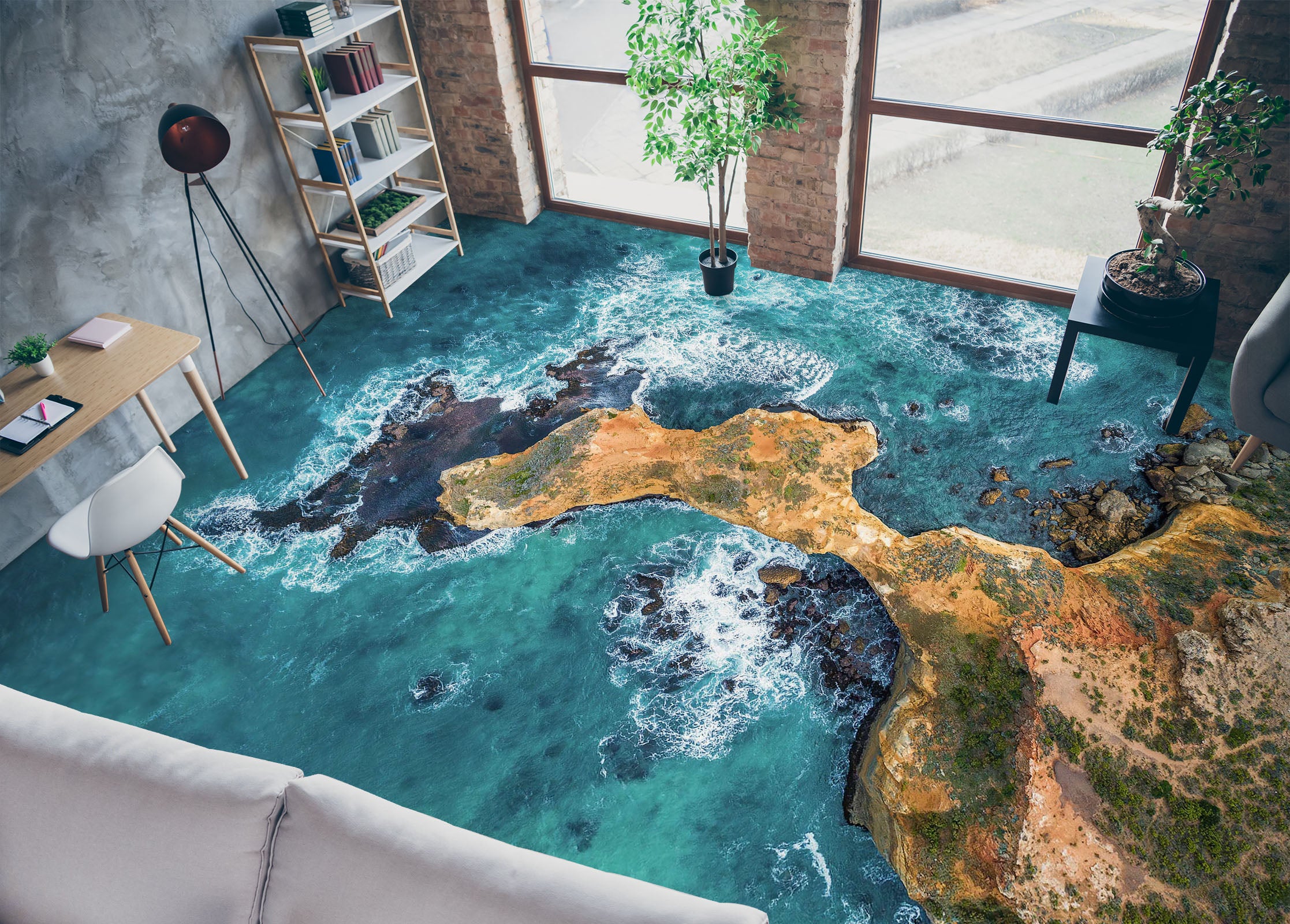 3D Special Sea 088 Floor Mural