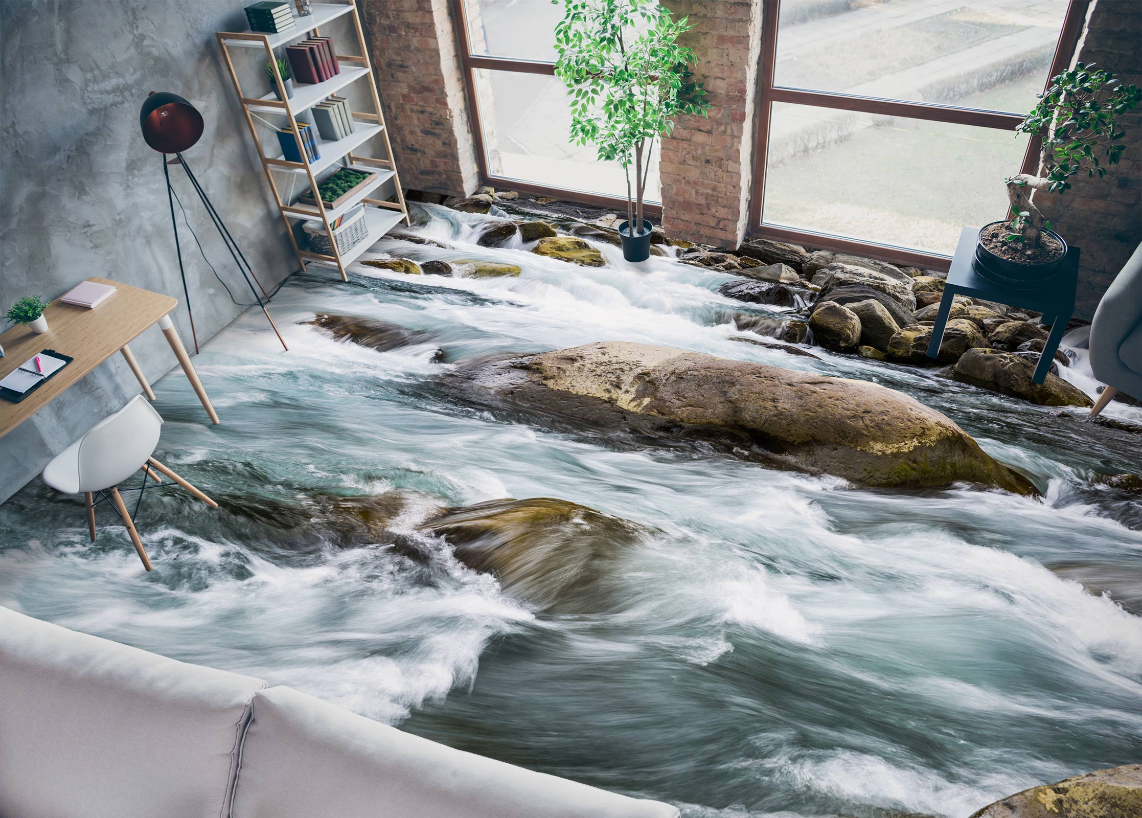 3D The Power Of Water 1033 Floor Mural  Wallpaper Murals Self-Adhesive Removable Print Epoxy