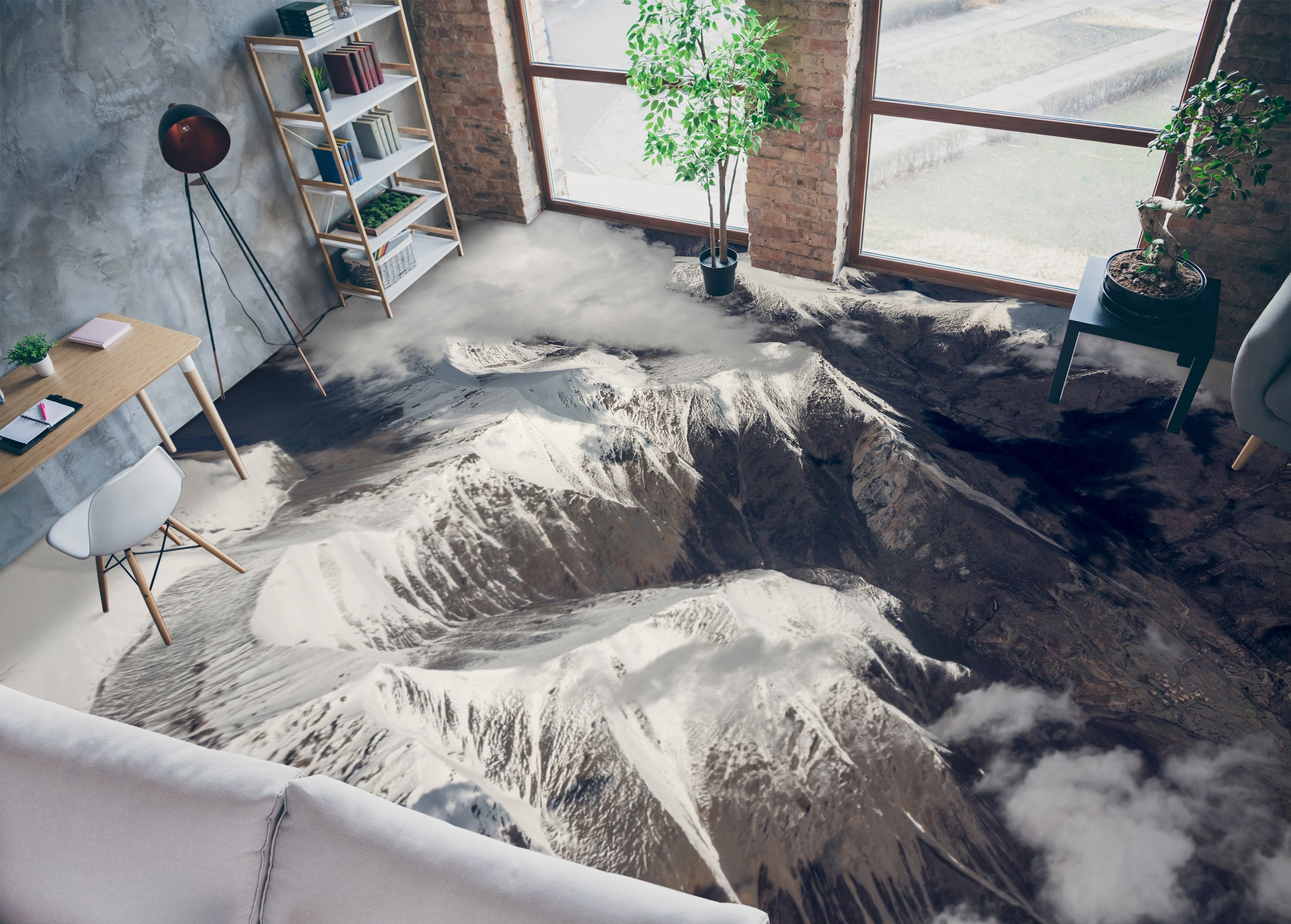 3D Top Of The Mountain 548 Floor Mural  Wallpaper Murals Rug & Mat Print Epoxy waterproof bath floor