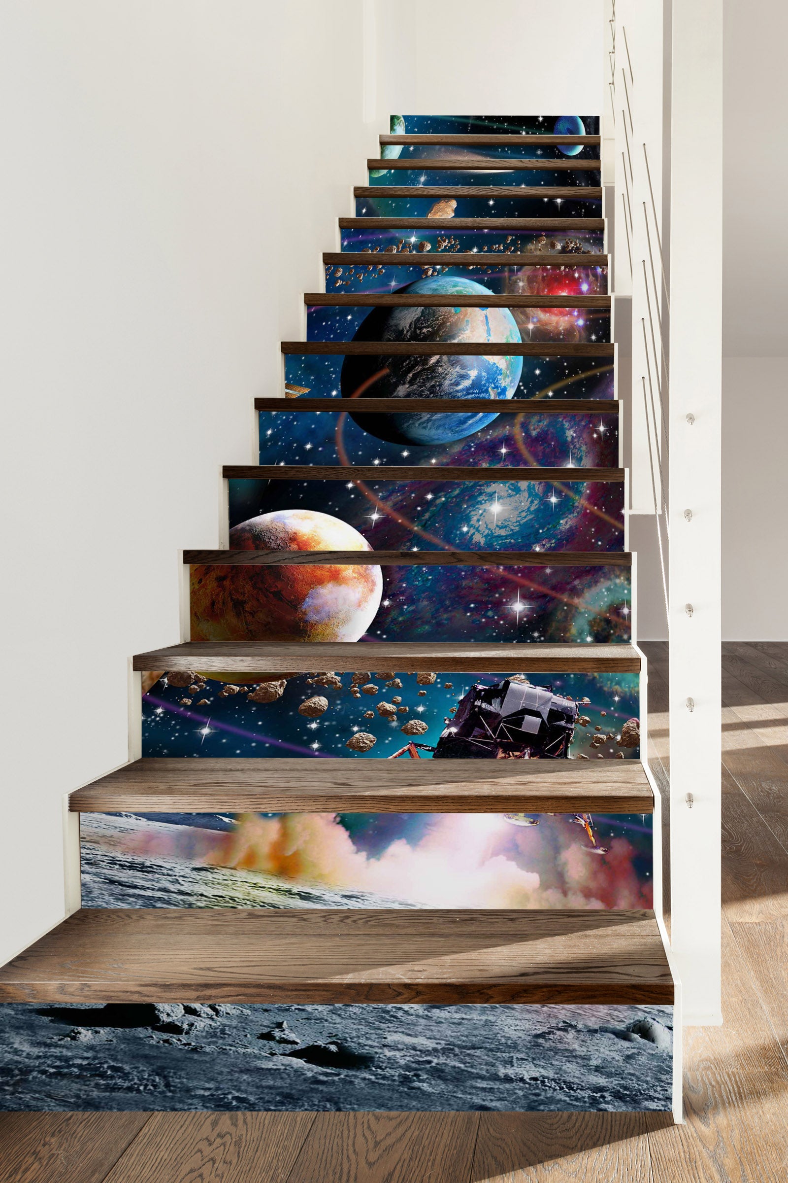 3D Space Planet 96172 Adrian Chesterman Stair Risers