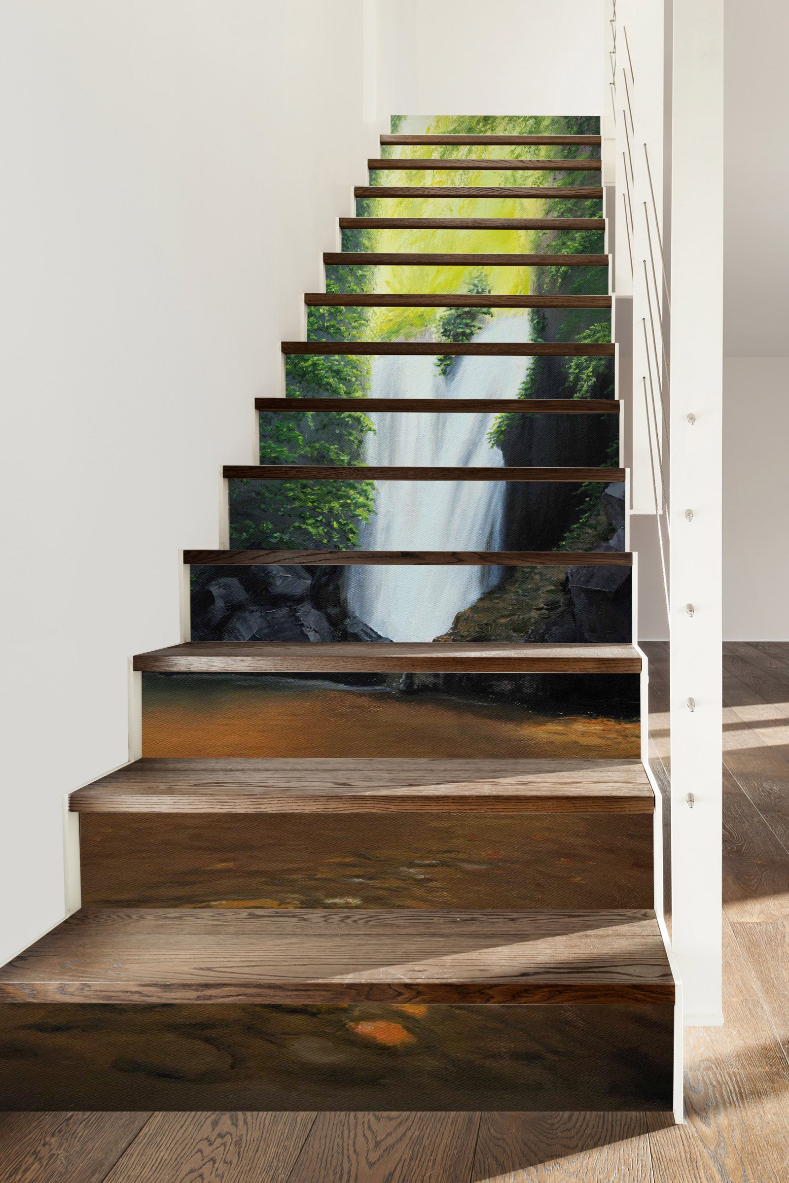 3D Waterfall 8811 Marina Zotova Stair Risers