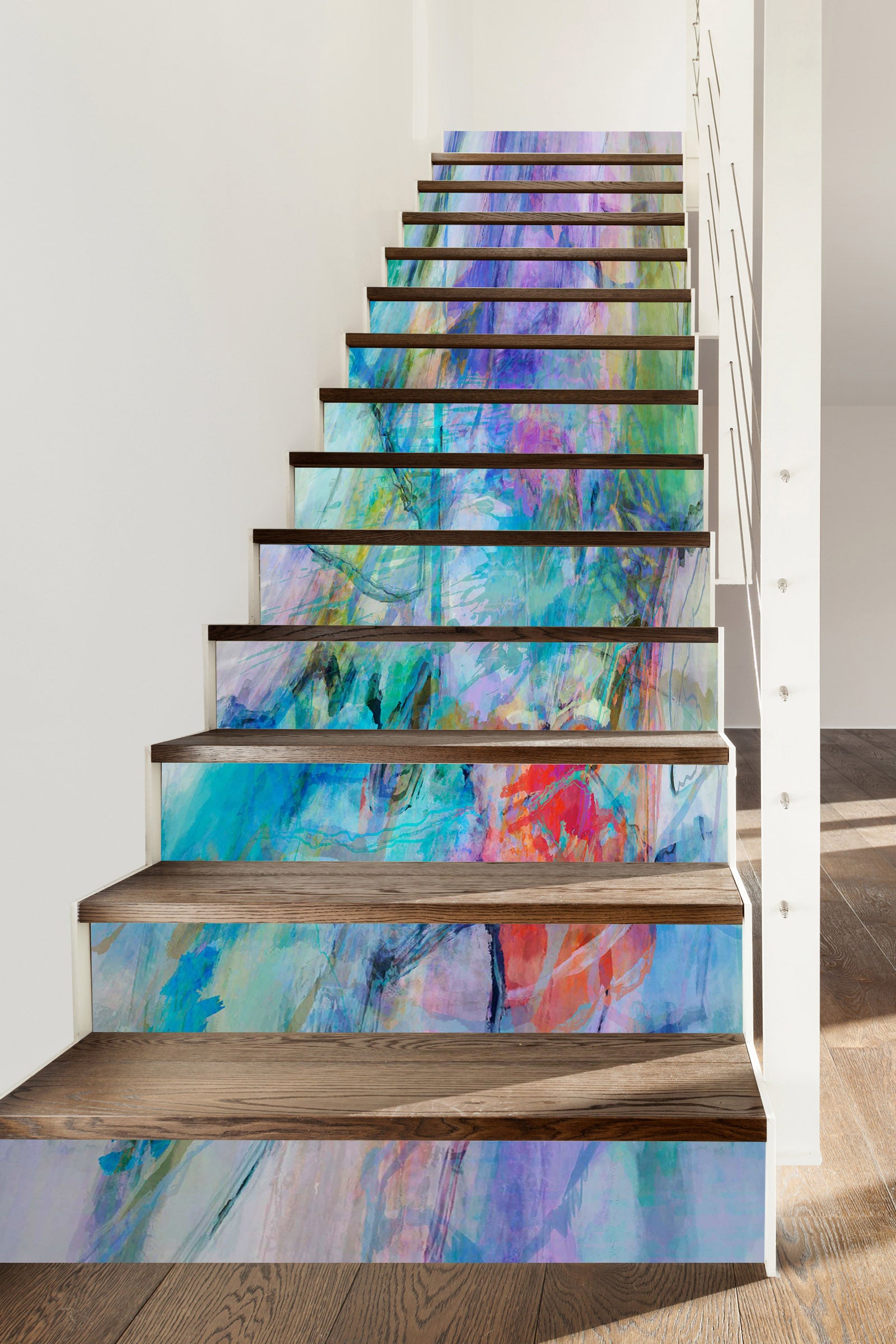 3D Watercolor Pigment 104200 Michael Tienhaara Stair Risers