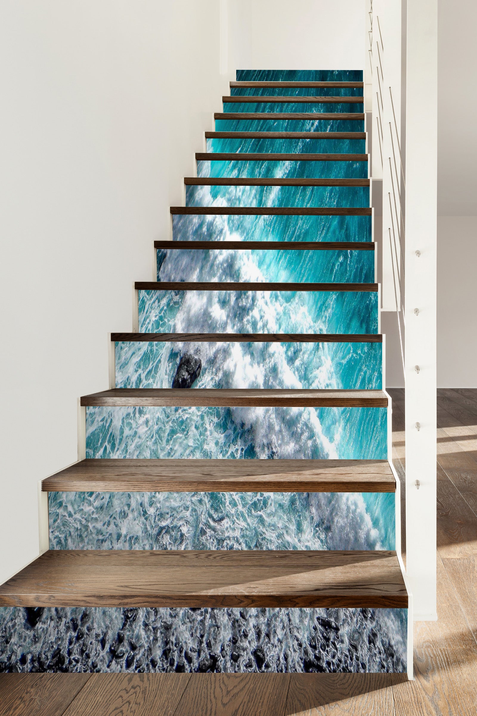 3D Expansive Sea Waves 541 Stair Risers