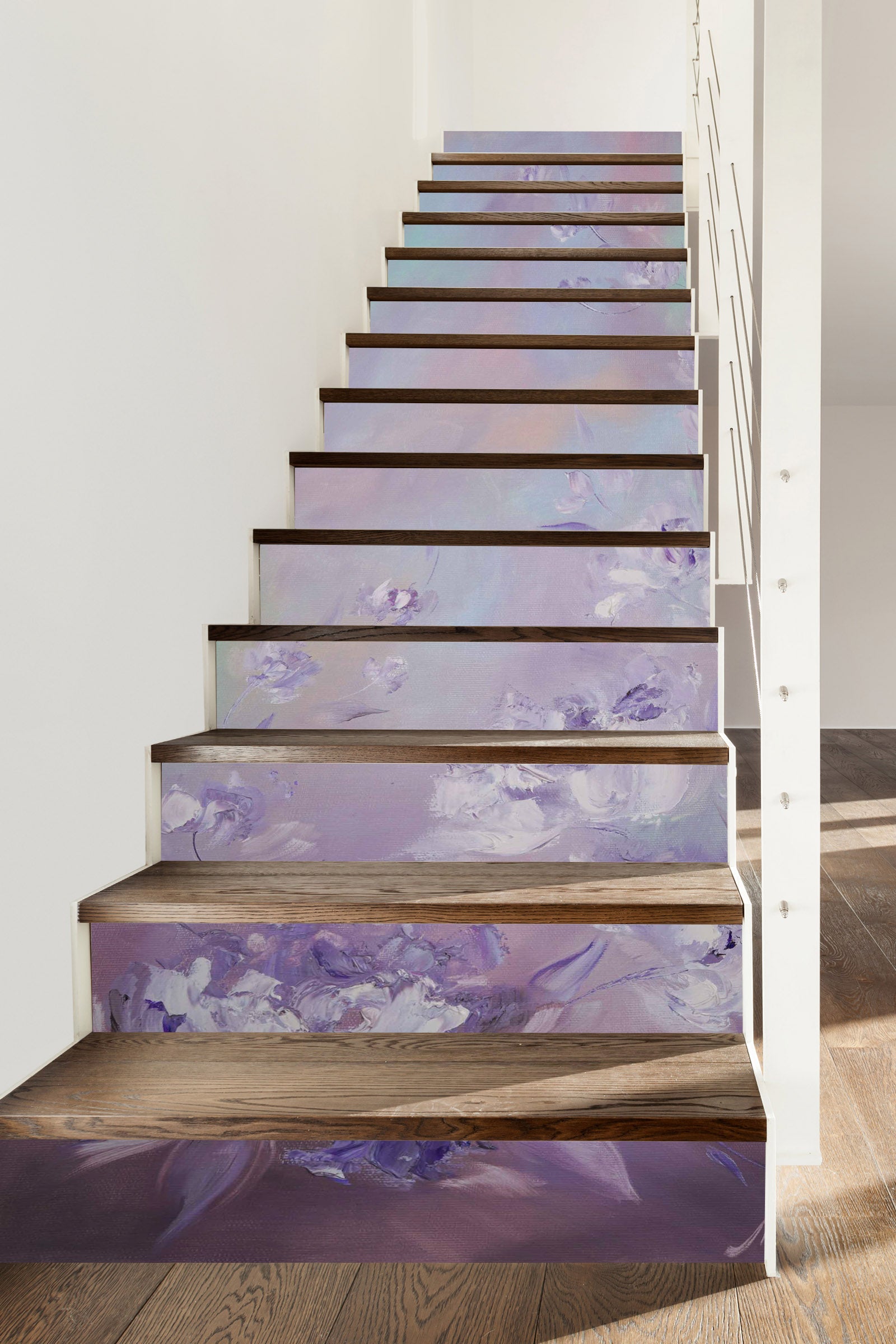 3D Beautiful Flower 2140 Skromova Marina Stair Risers